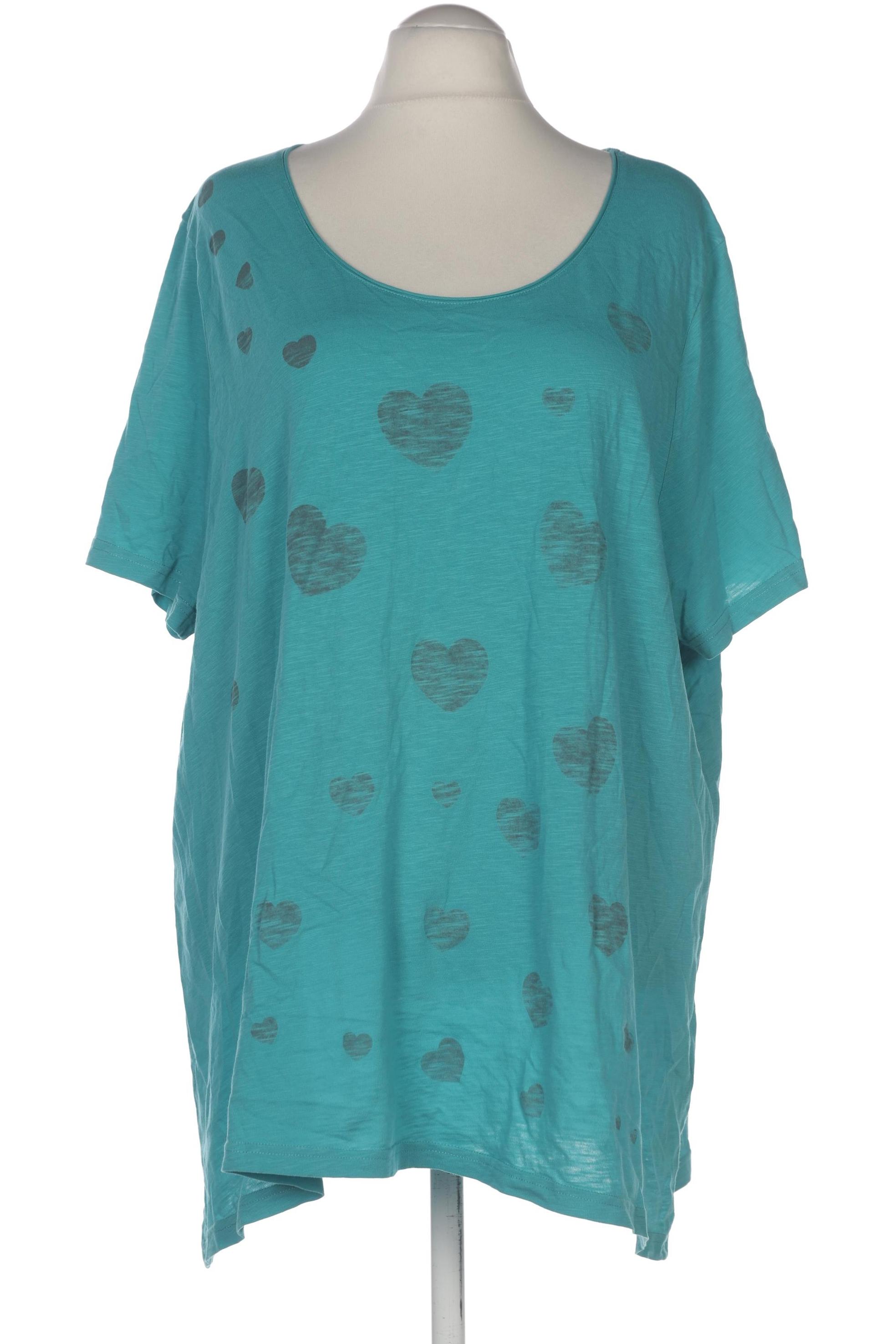 

Ulla Popken Damen T-Shirt, türkis, Gr. 54