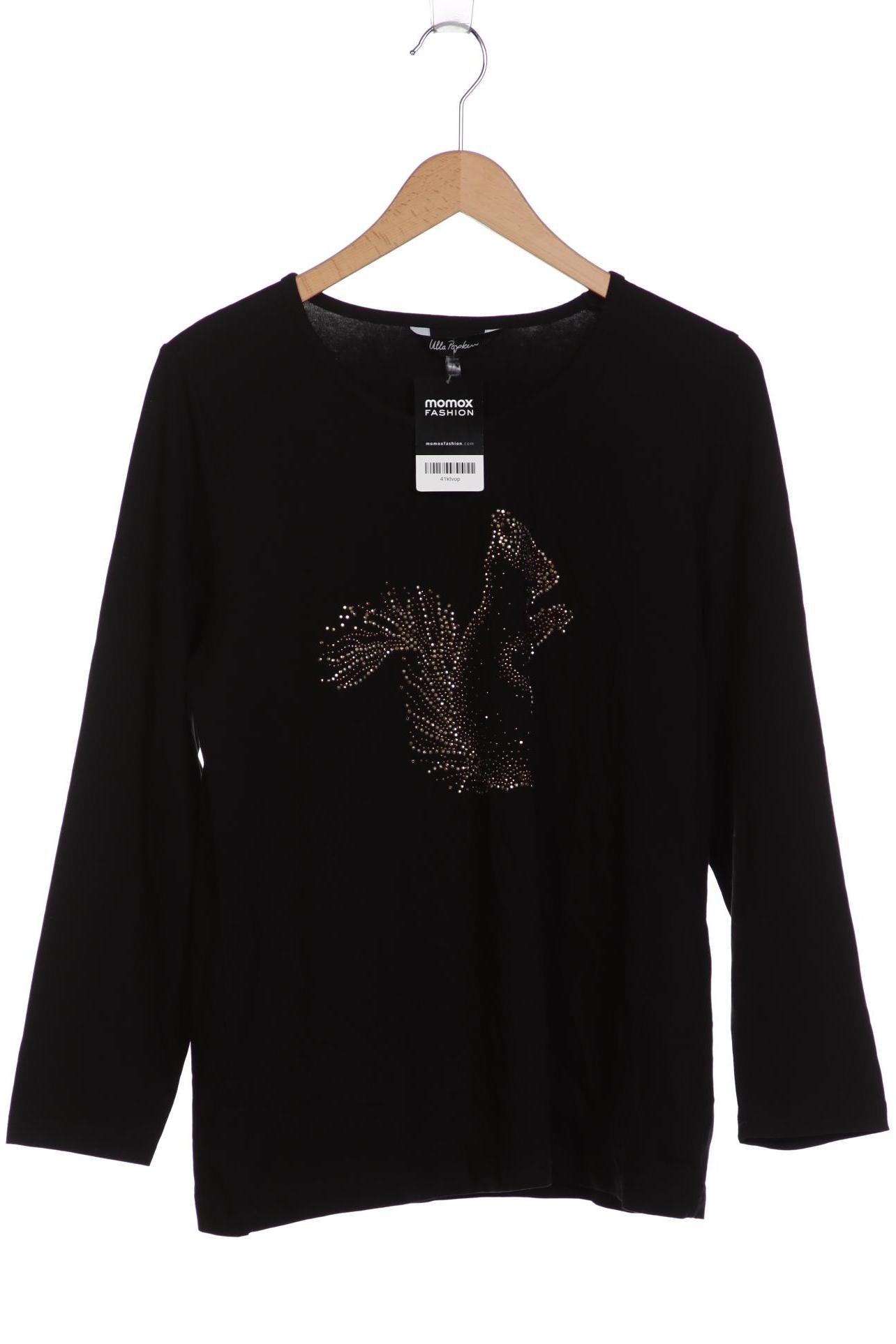

Ulla Popken Damen Langarmshirt, schwarz, Gr. 42