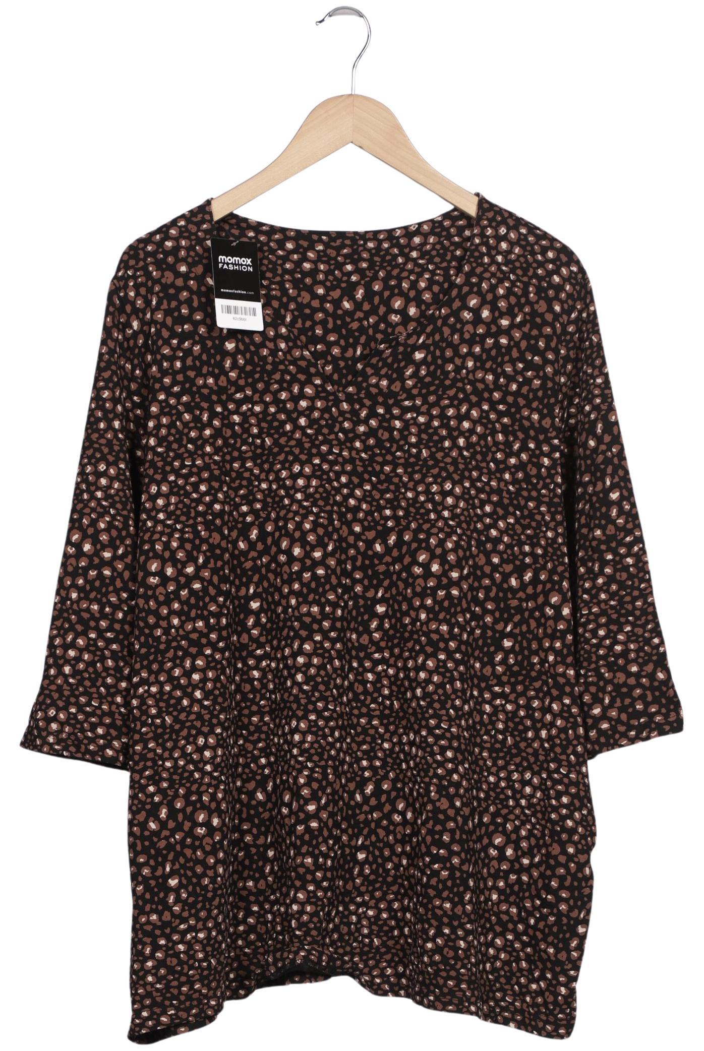 

Ulla Popken Damen Langarmshirt, braun, Gr. 48
