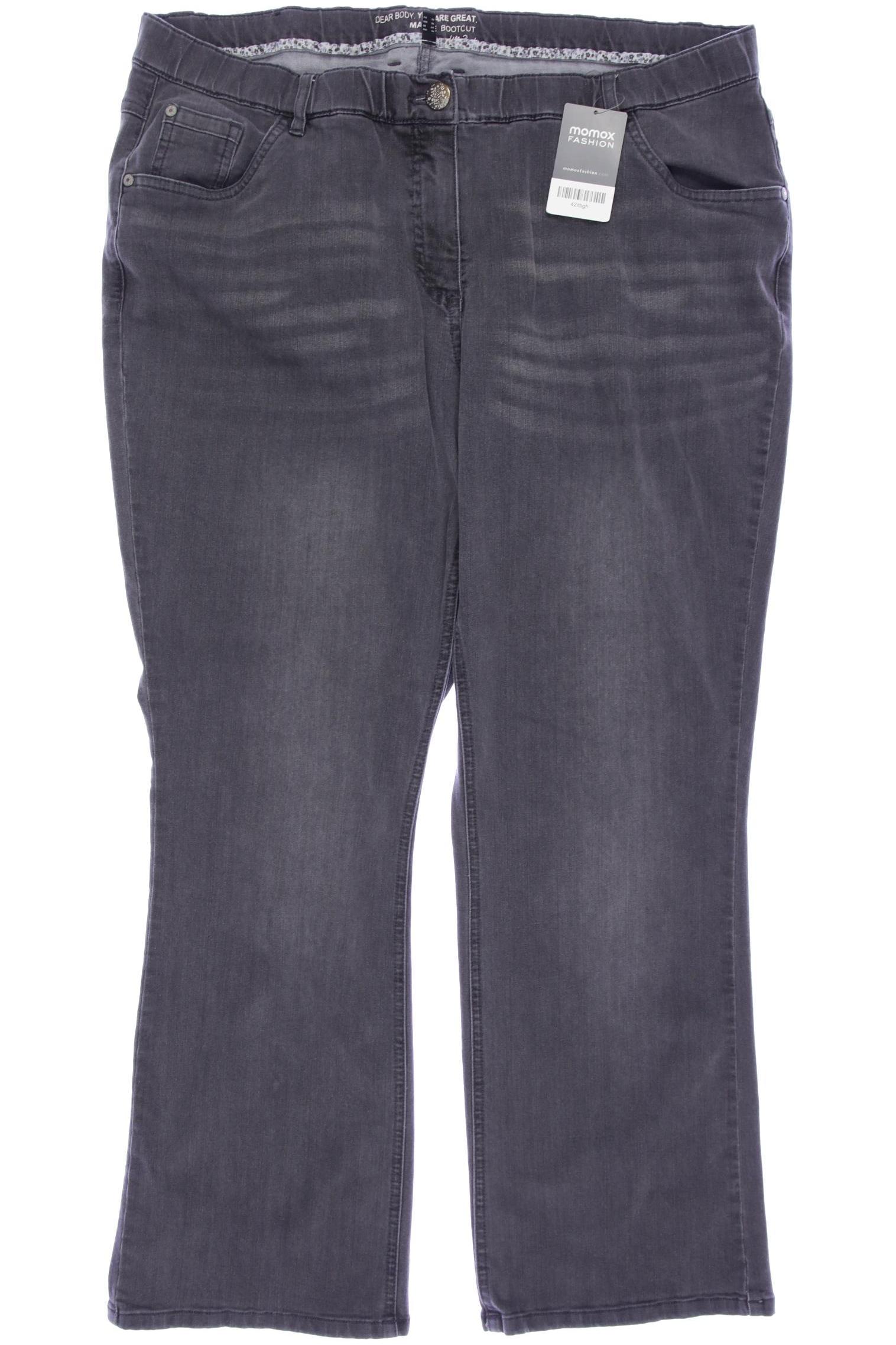 

Ulla Popken Damen Jeans, grau, Gr. 25