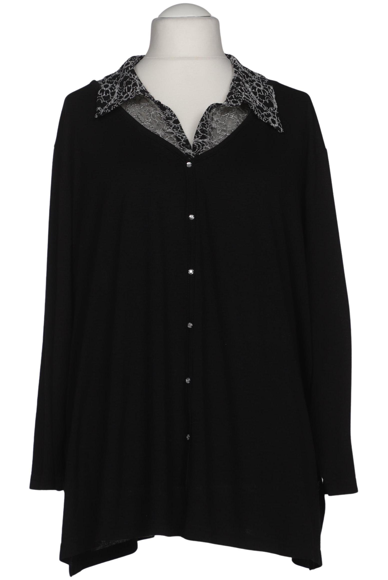 

Ulla Popken Damen Bluse, schwarz, Gr. 54