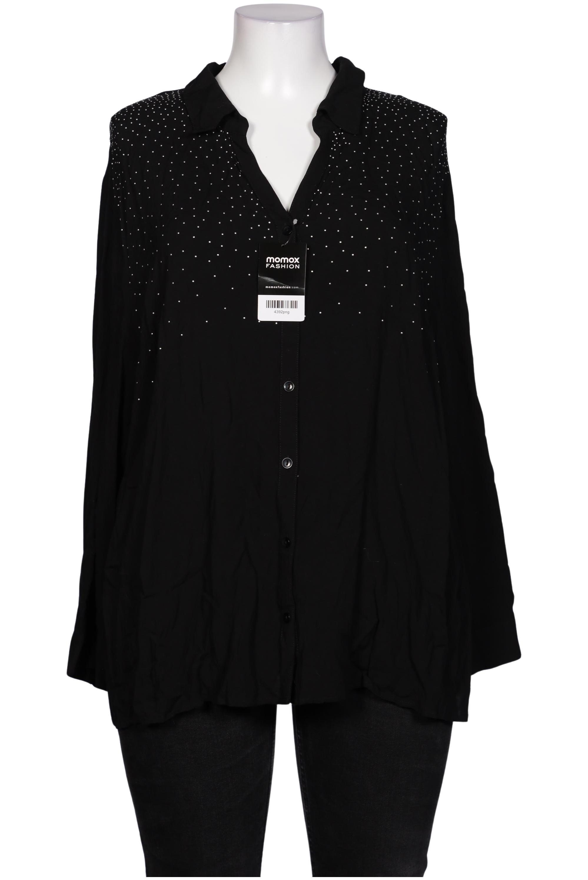 

Ulla Popken Damen Bluse, schwarz, Gr. 46