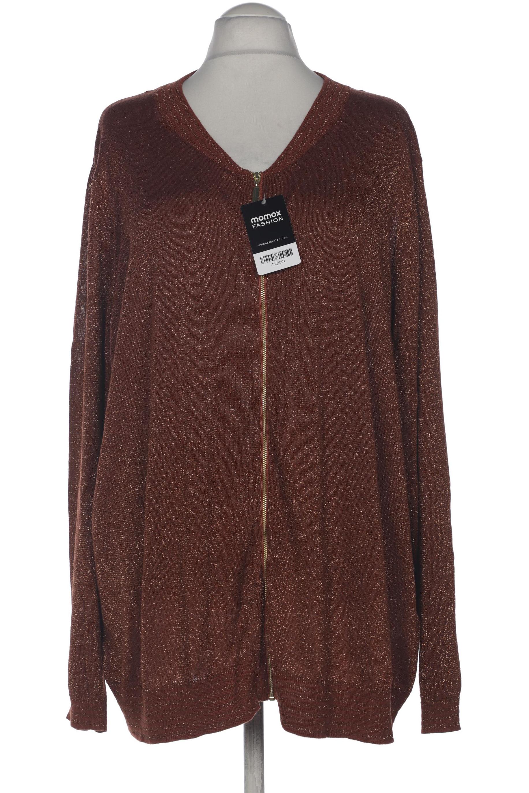 

Ulla Popken Damen Strickjacke, orange, Gr. 54