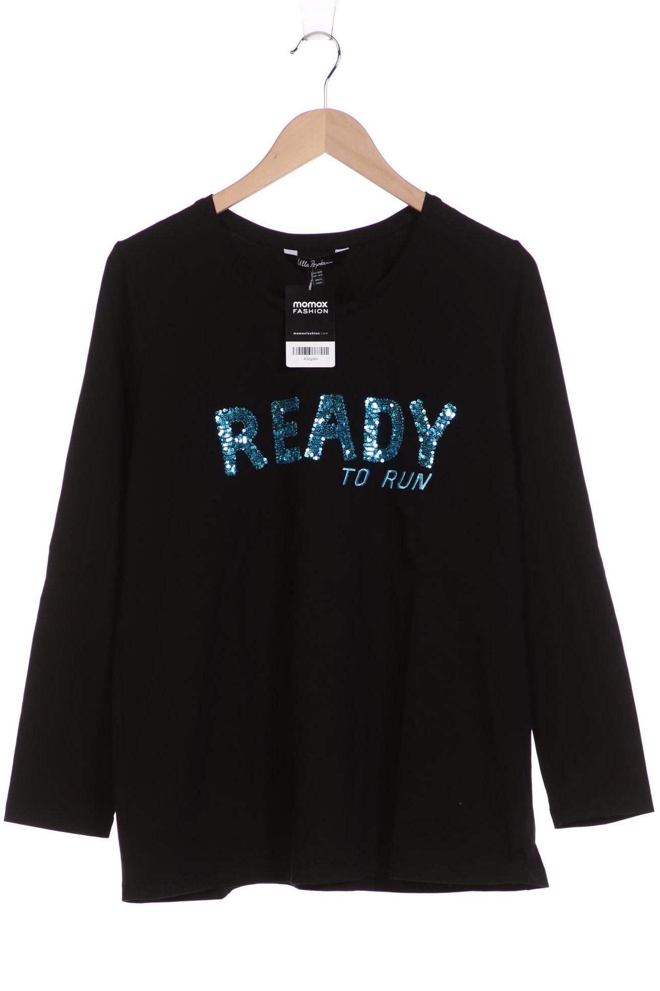 

Ulla Popken Damen Langarmshirt, schwarz, Gr. 46