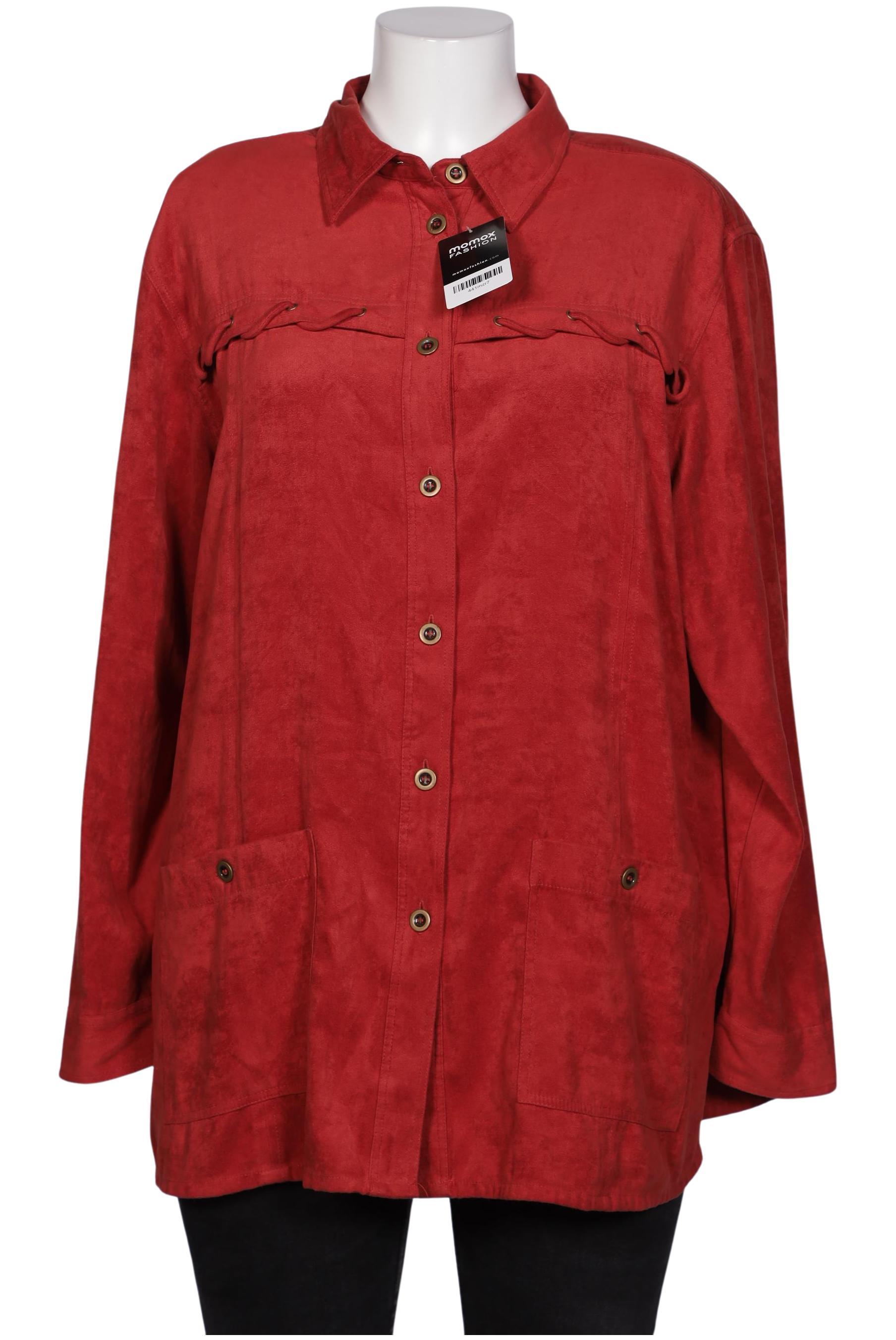 

Ulla Popken Damen Bluse, rot, Gr. 46