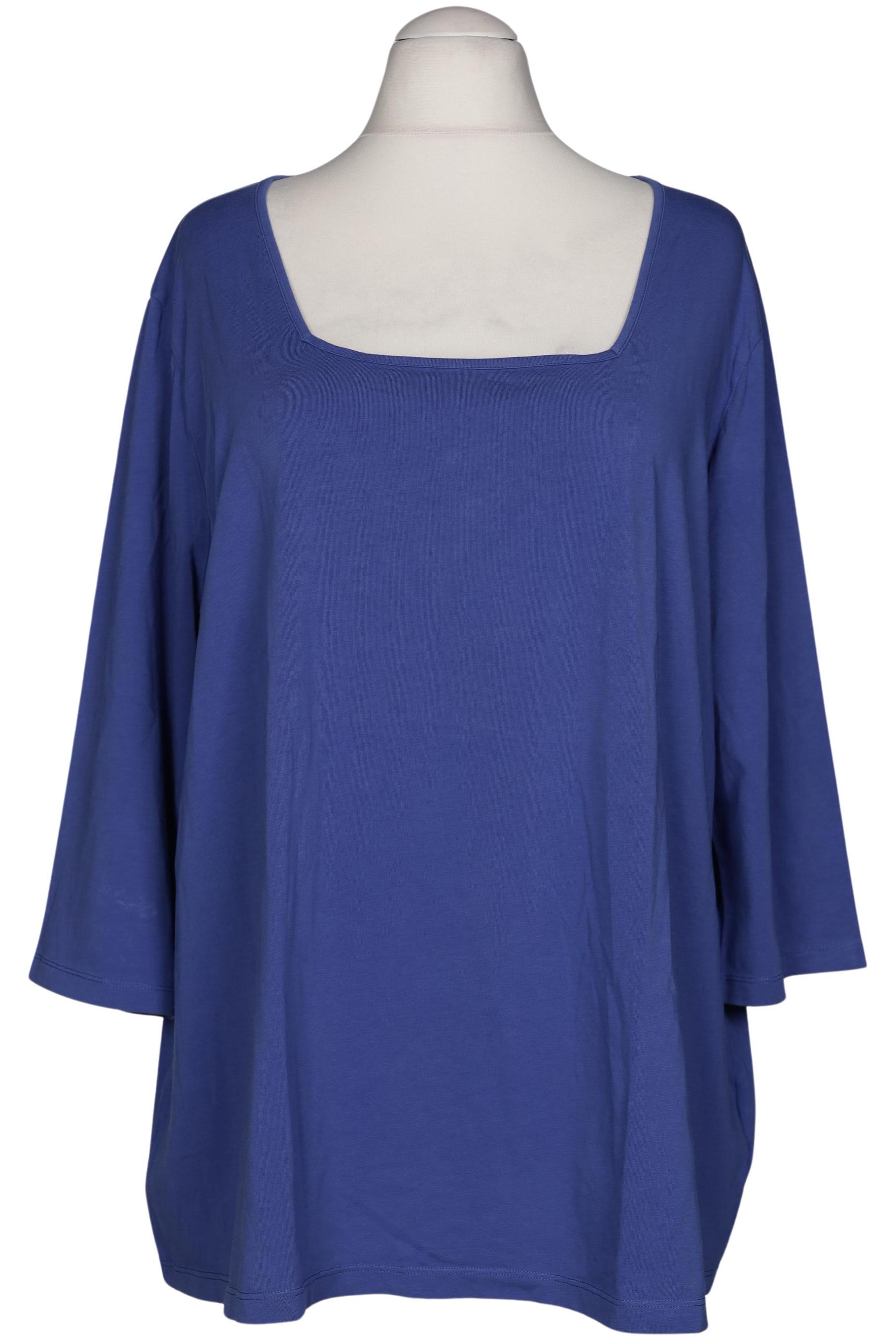 

Ulla Popken Damen Langarmshirt, blau, Gr. 54