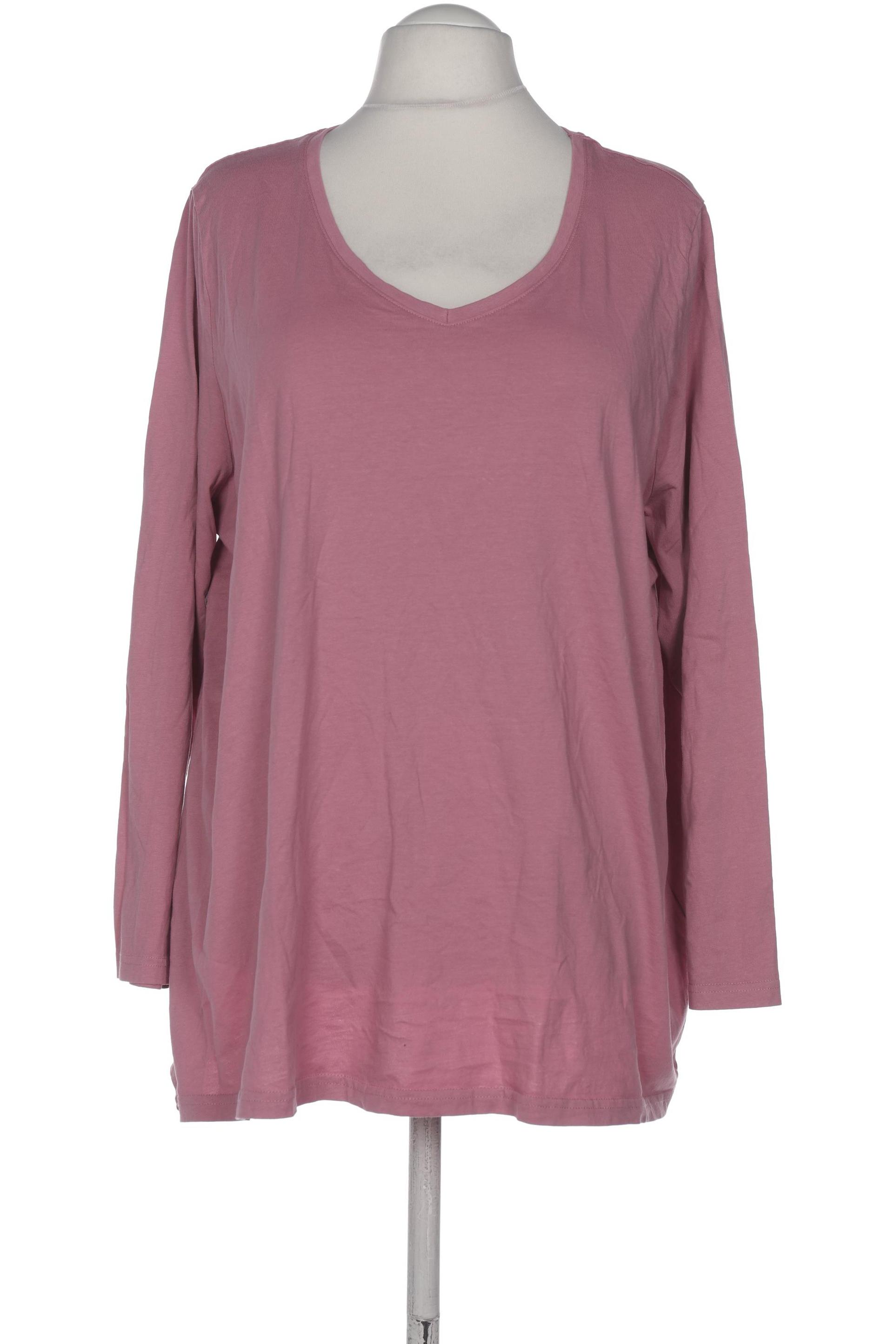 

Ulla Popken Damen Langarmshirt, pink, Gr. 54