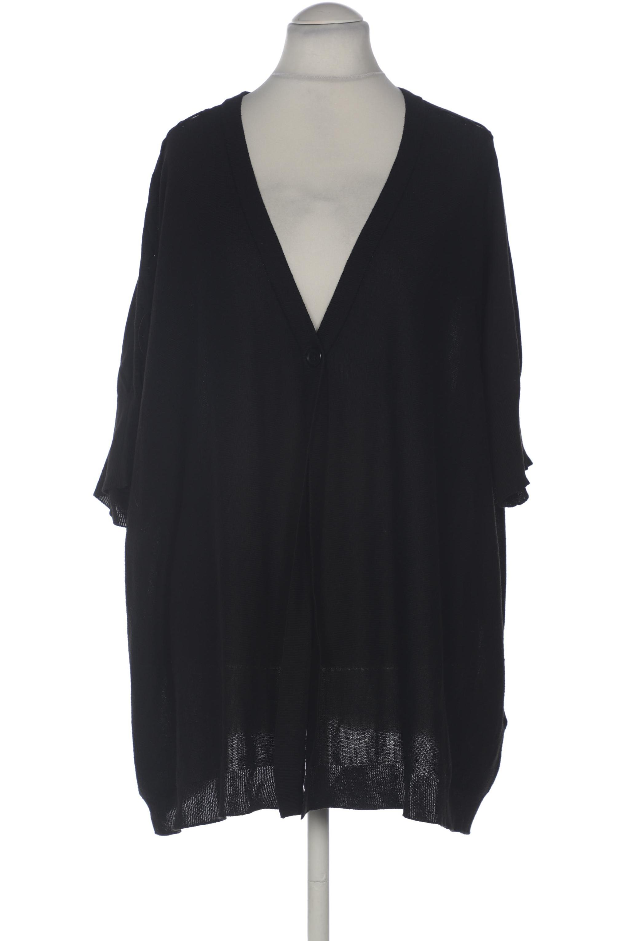 

Ulla Popken Damen Strickjacke, schwarz, Gr. 62