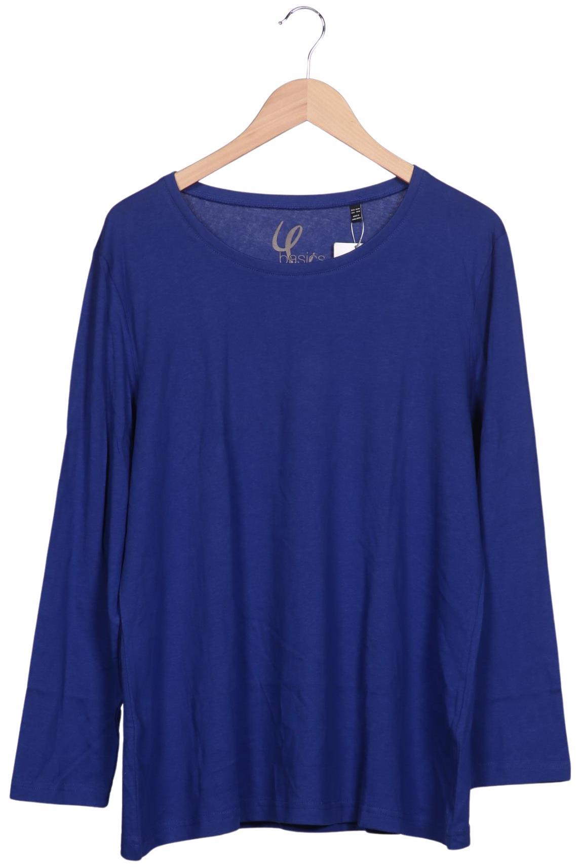 

Ulla Popken Damen Langarmshirt, marineblau, Gr. 46