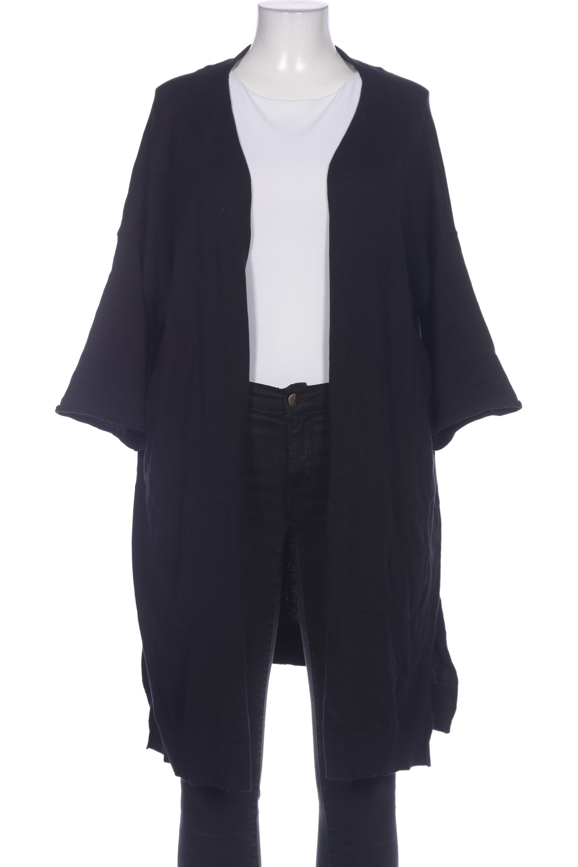 

Ulla Popken Damen Strickjacke, schwarz, Gr. 46
