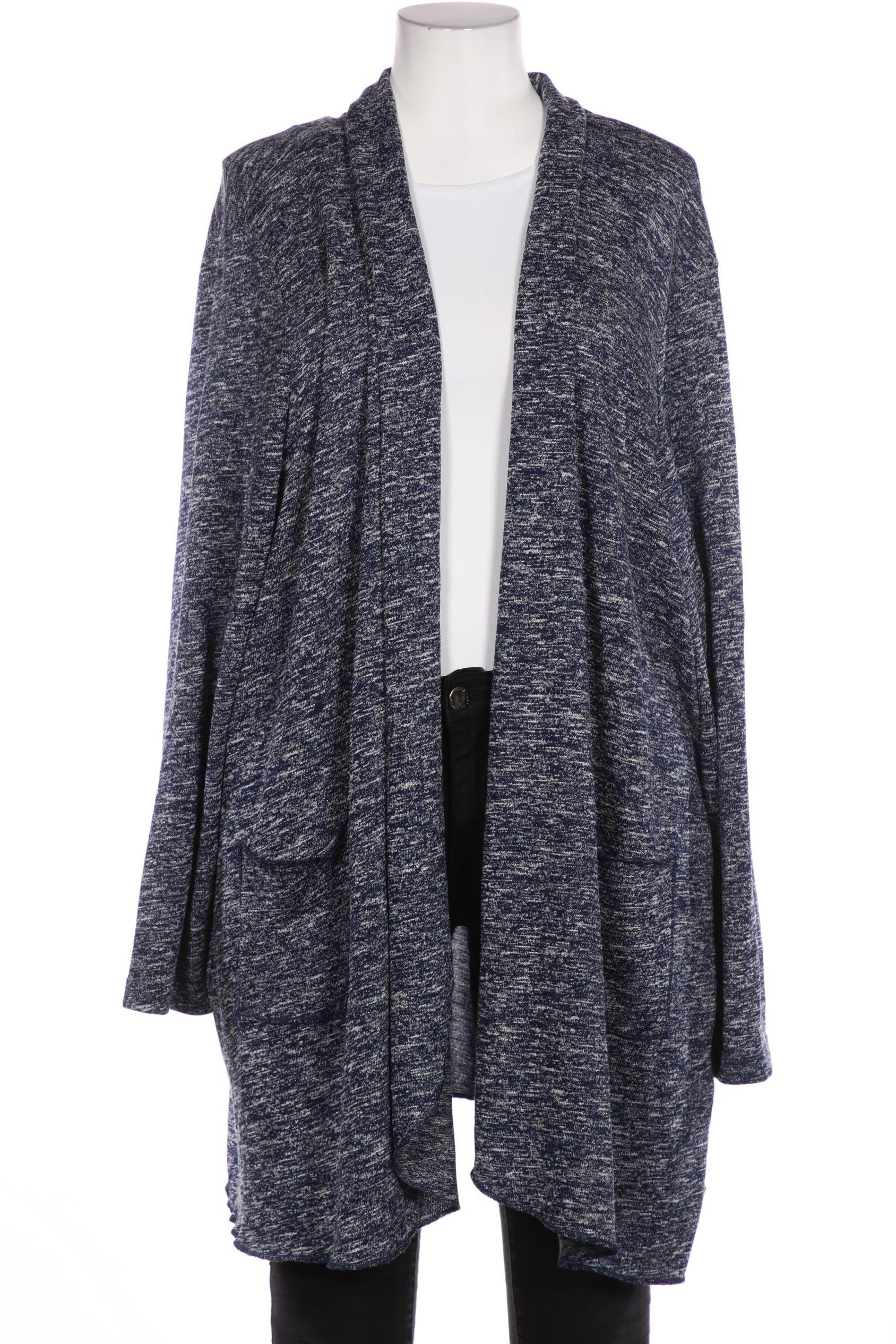 

Ulla Popken Damen Strickjacke, blau, Gr. 58