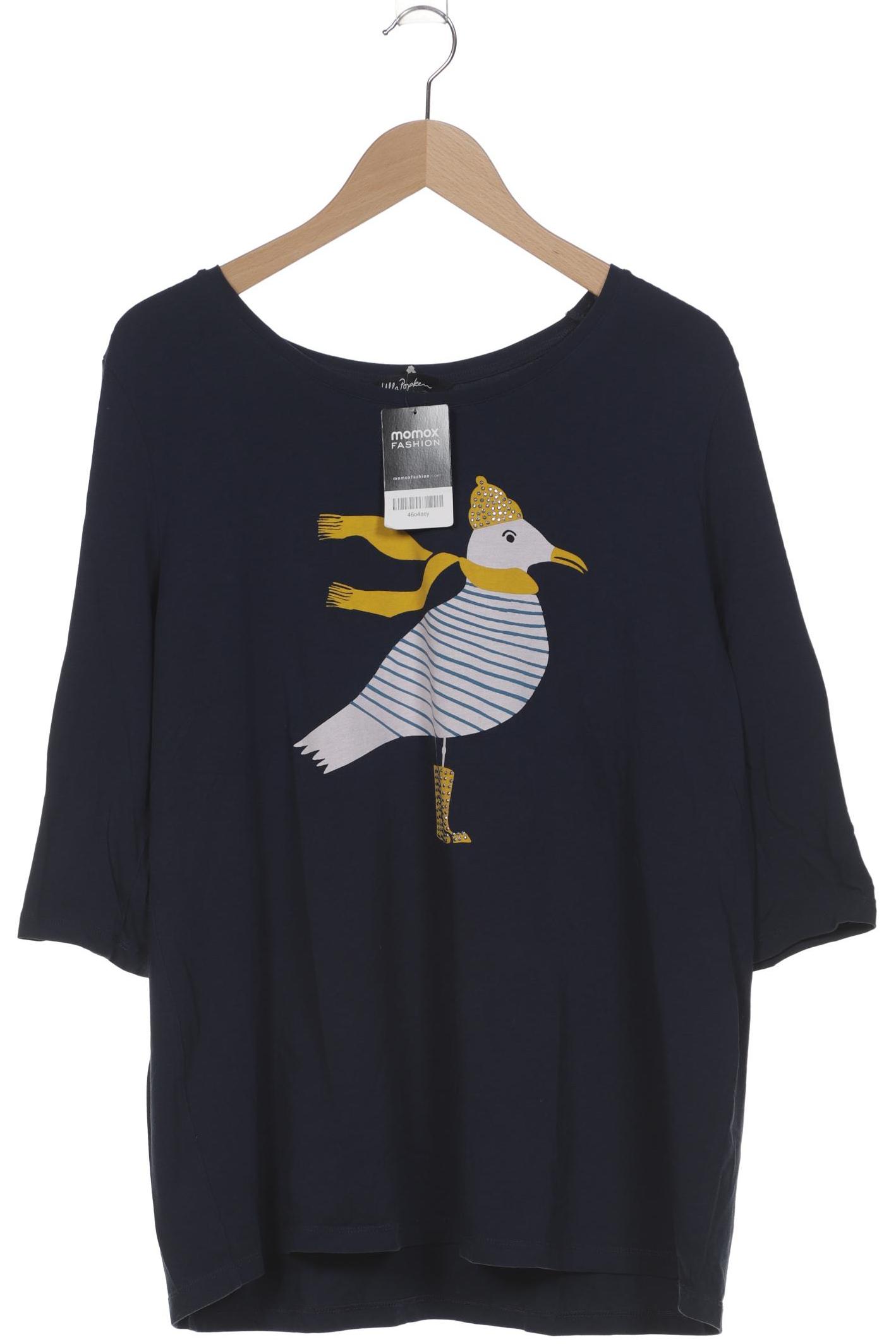 

Ulla Popken Damen Langarmshirt, marineblau, Gr. 46