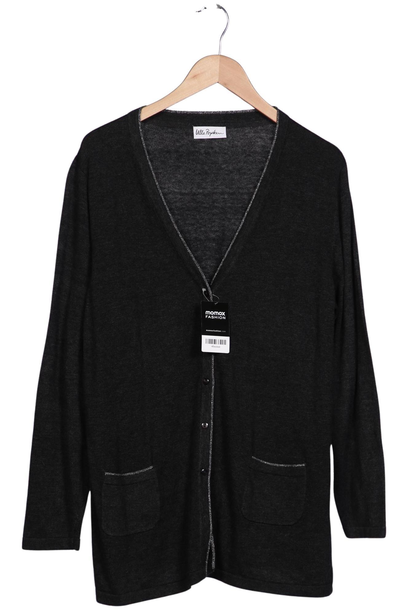 

Ulla Popken Damen Strickjacke, grau, Gr. 46
