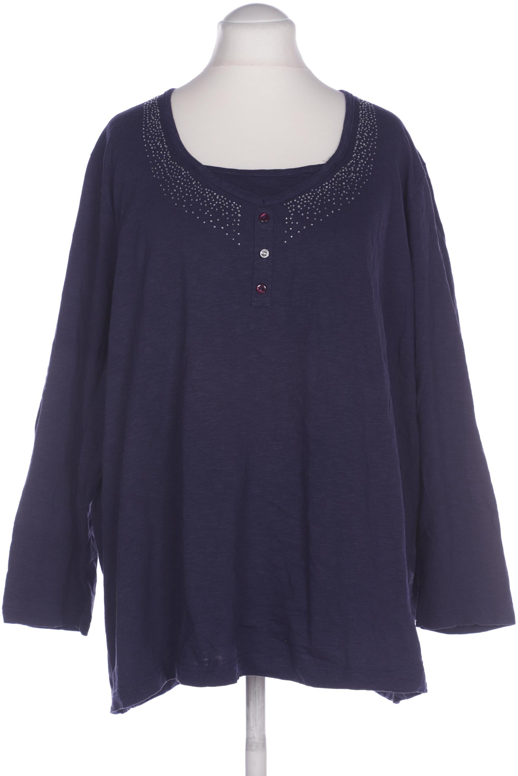 

Ulla Popken Damen Langarmshirt, marineblau