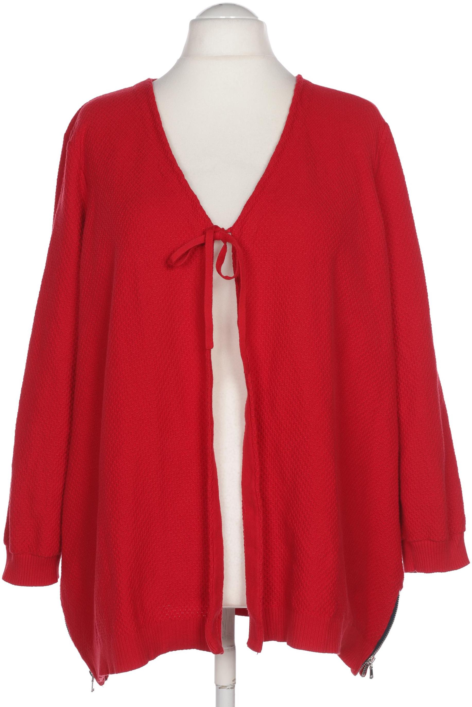 

Ulla Popken Damen Strickjacke, rot, Gr. 24