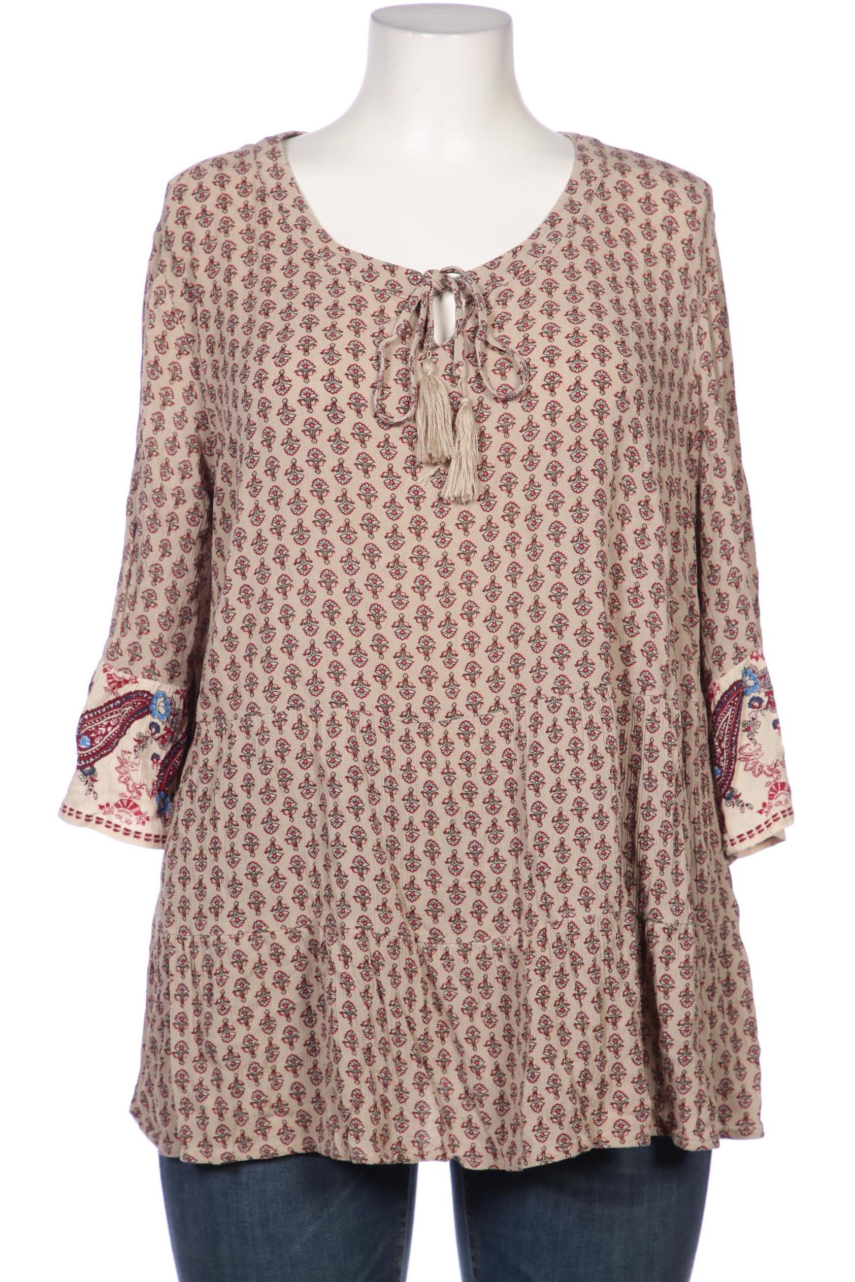 

Ulla Popken Damen Bluse, beige, Gr. 48