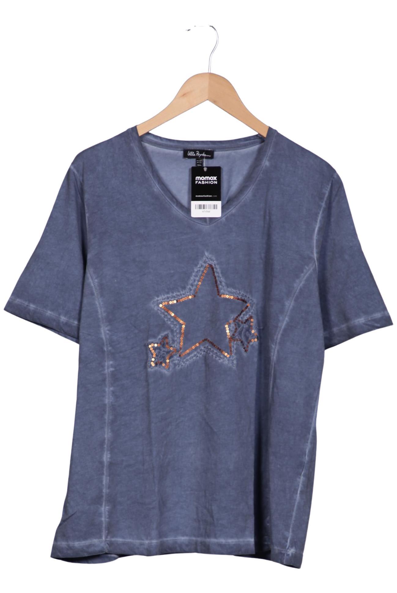 

Ulla Popken Damen T-Shirt, blau, Gr. 42