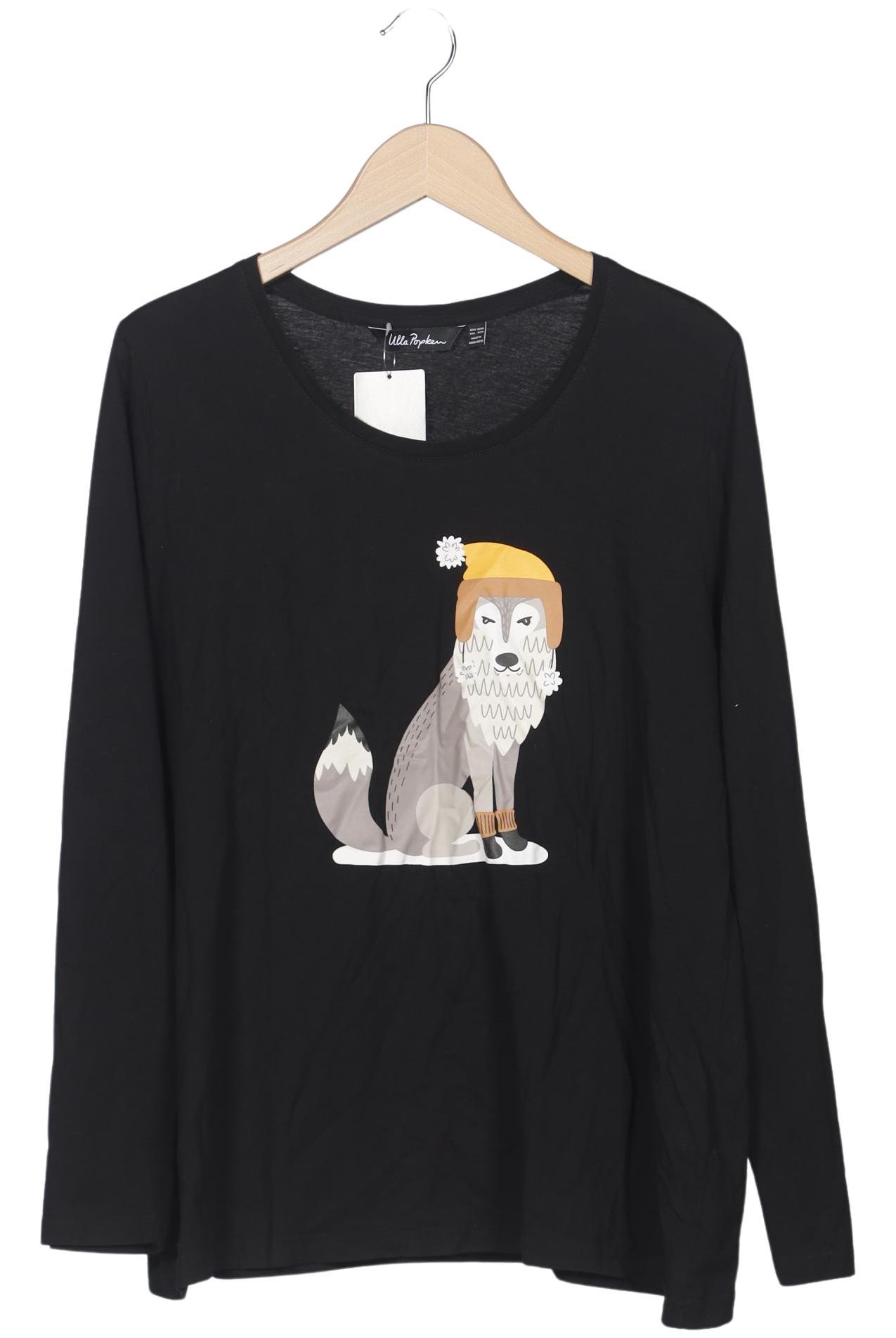 

Ulla Popken Damen Langarmshirt, schwarz, Gr. 46