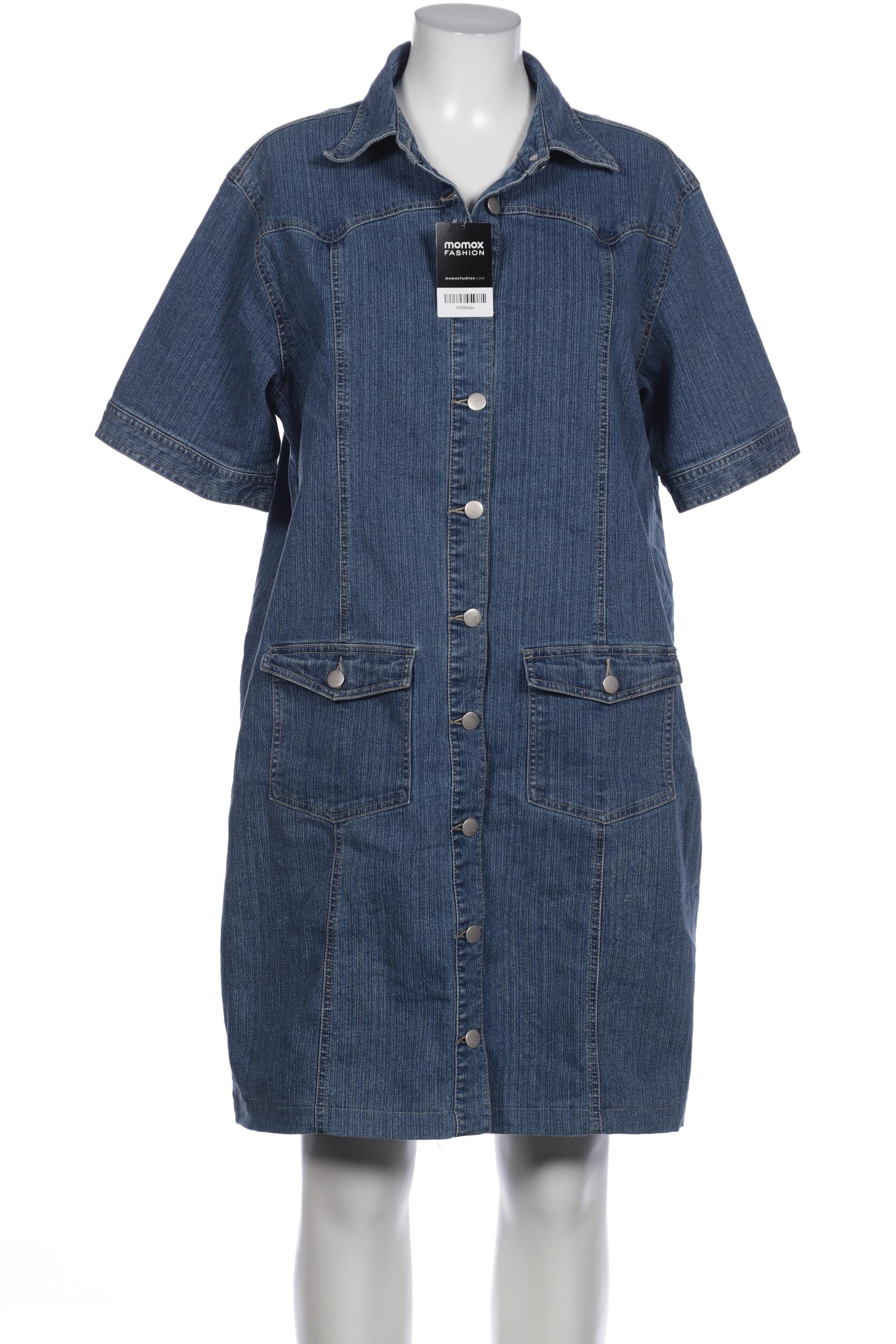 

Ulla Popken Damen Kleid, blau, Gr. 48
