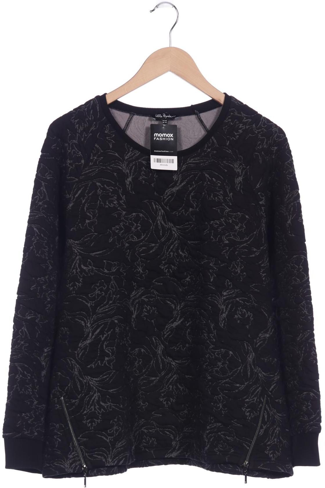 

Ulla Popken Damen Sweatshirt, schwarz, Gr. 46