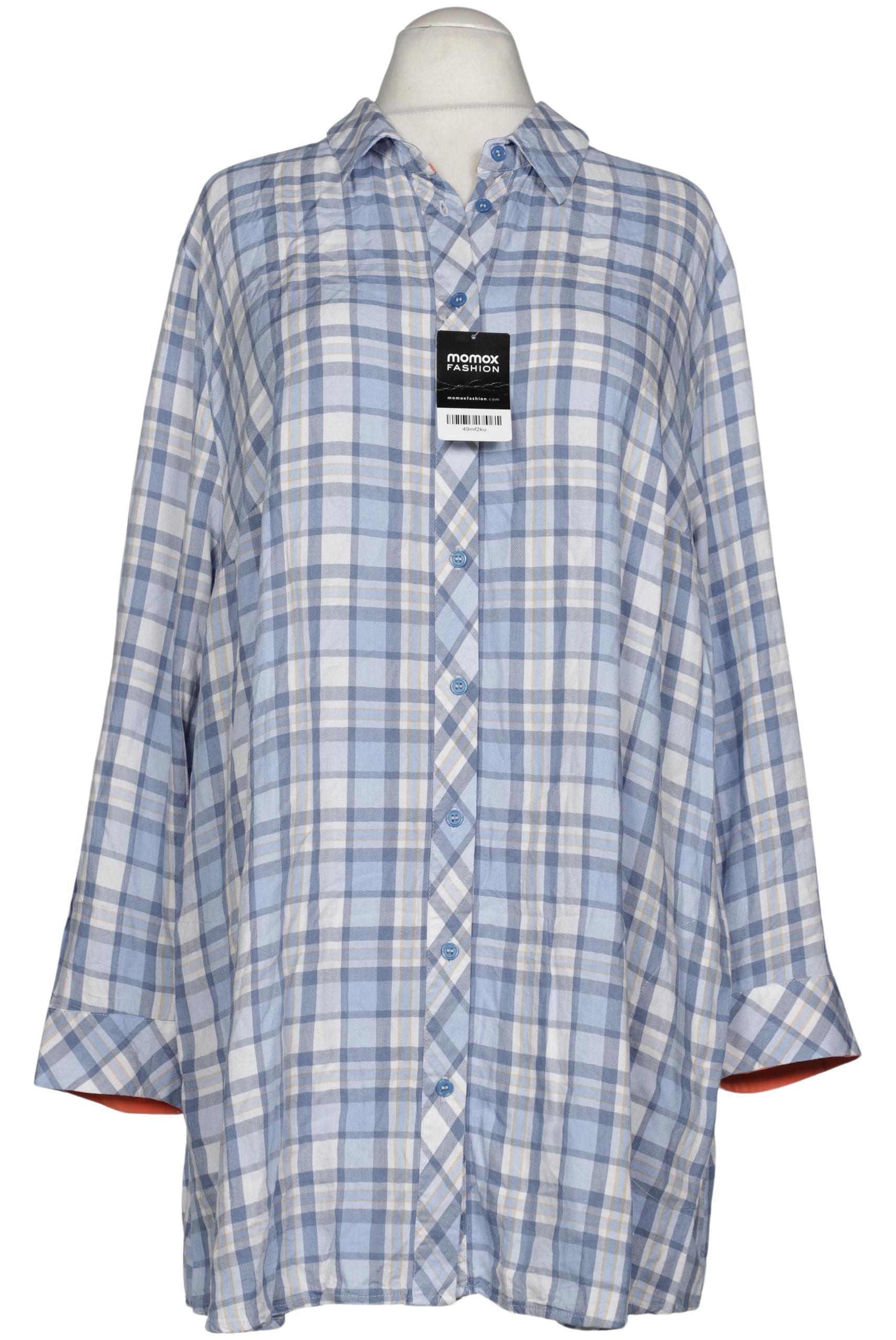 

Ulla Popken Damen Bluse, blau, Gr. 54