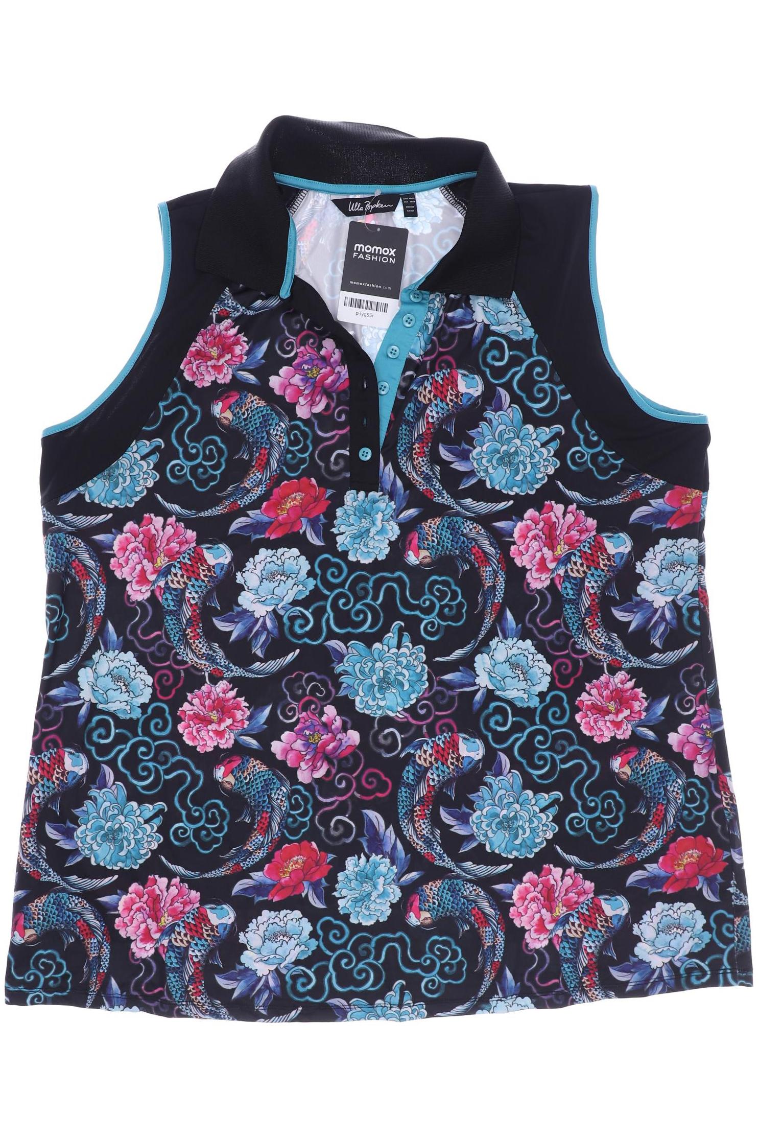 

Ulla Popken Damen Poloshirt, schwarz