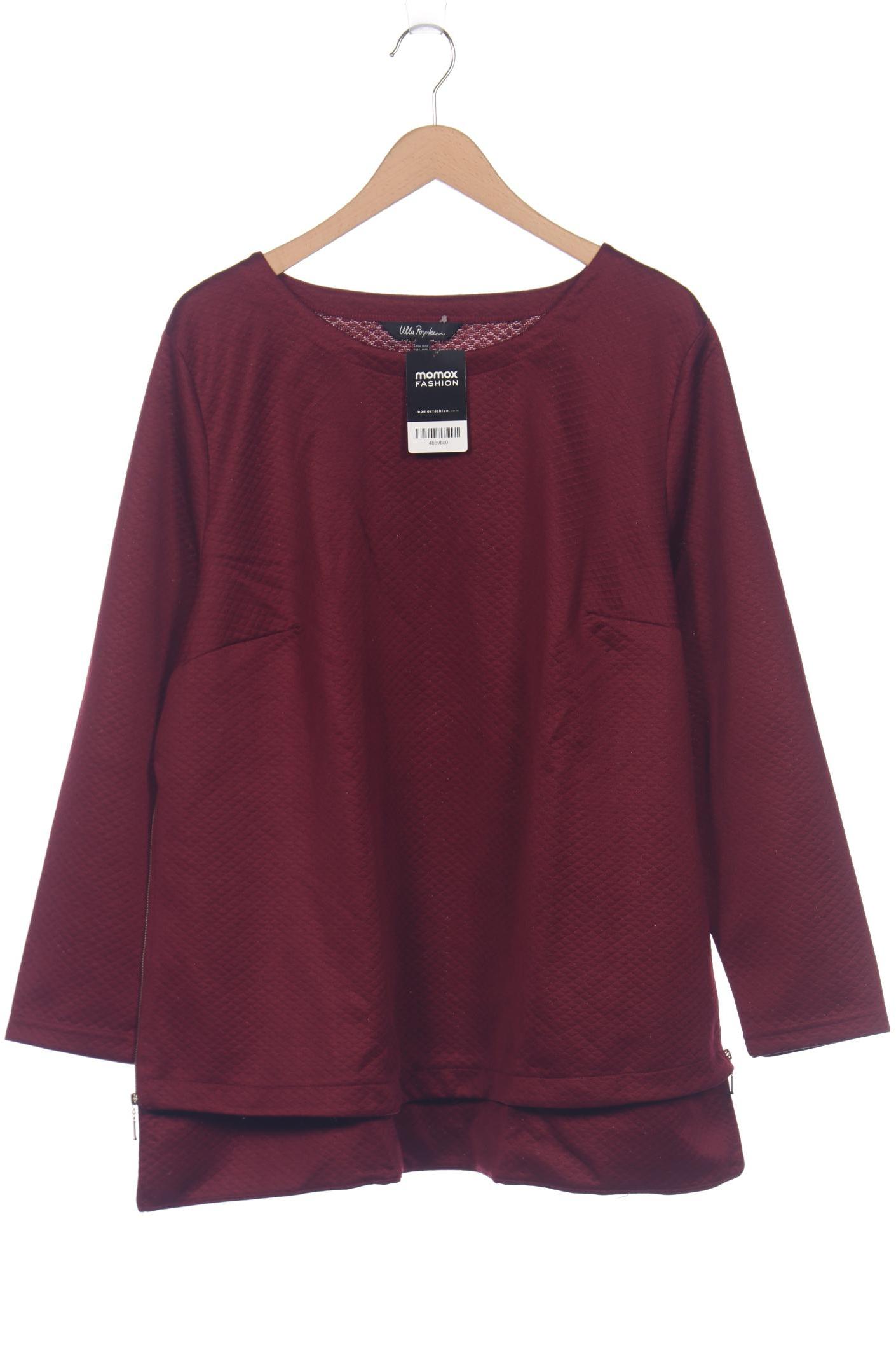 

Ulla Popken Damen Sweatshirt, bordeaux, Gr. 50