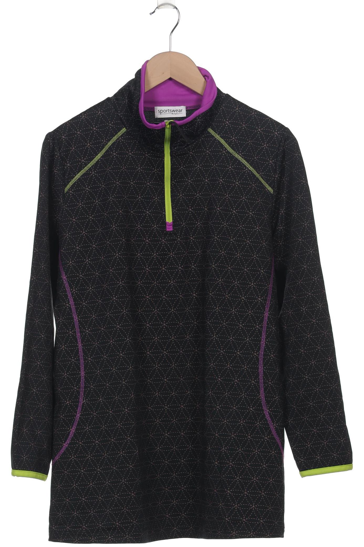 

Ulla Popken Damen Langarmshirt, schwarz, Gr. 46