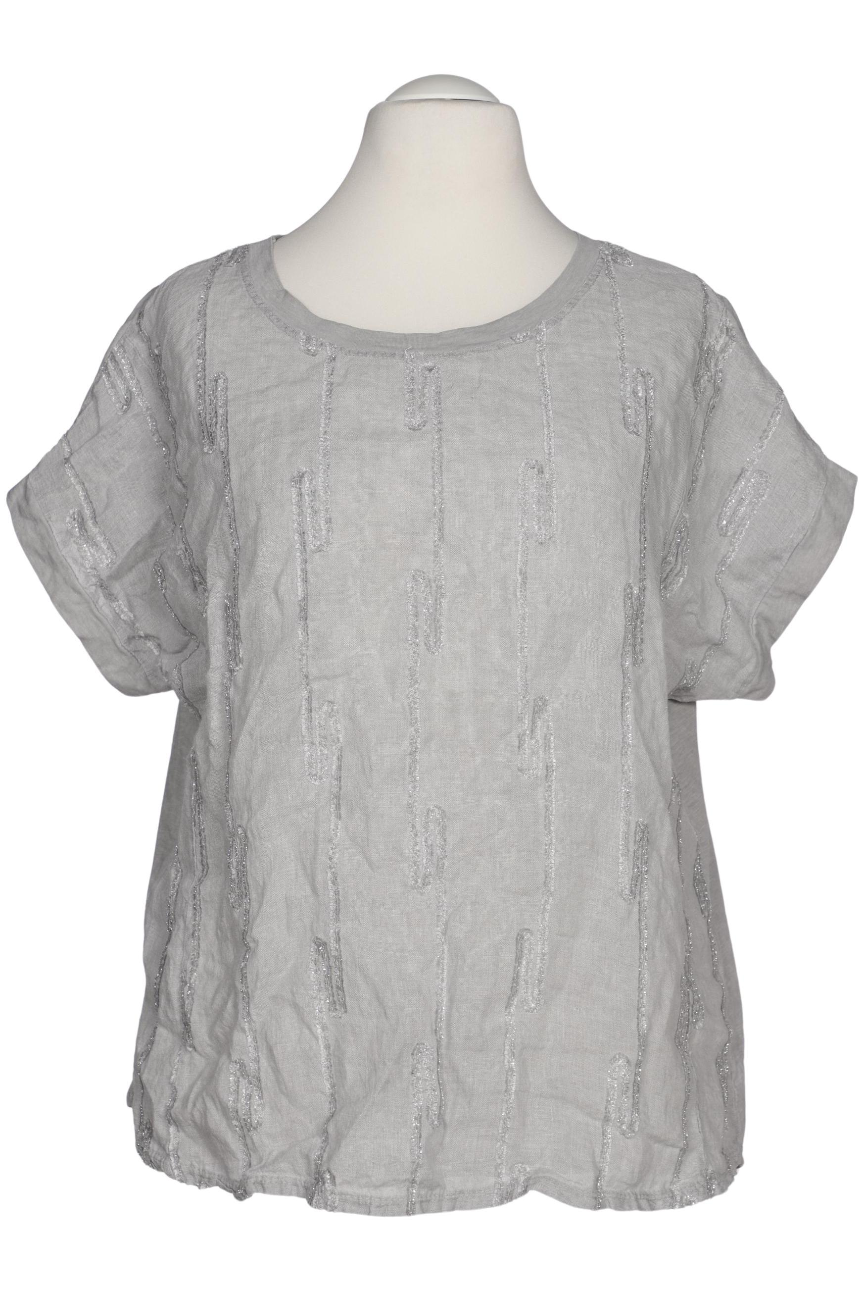 

Ulla Popken Damen Bluse, grau, Gr. 52