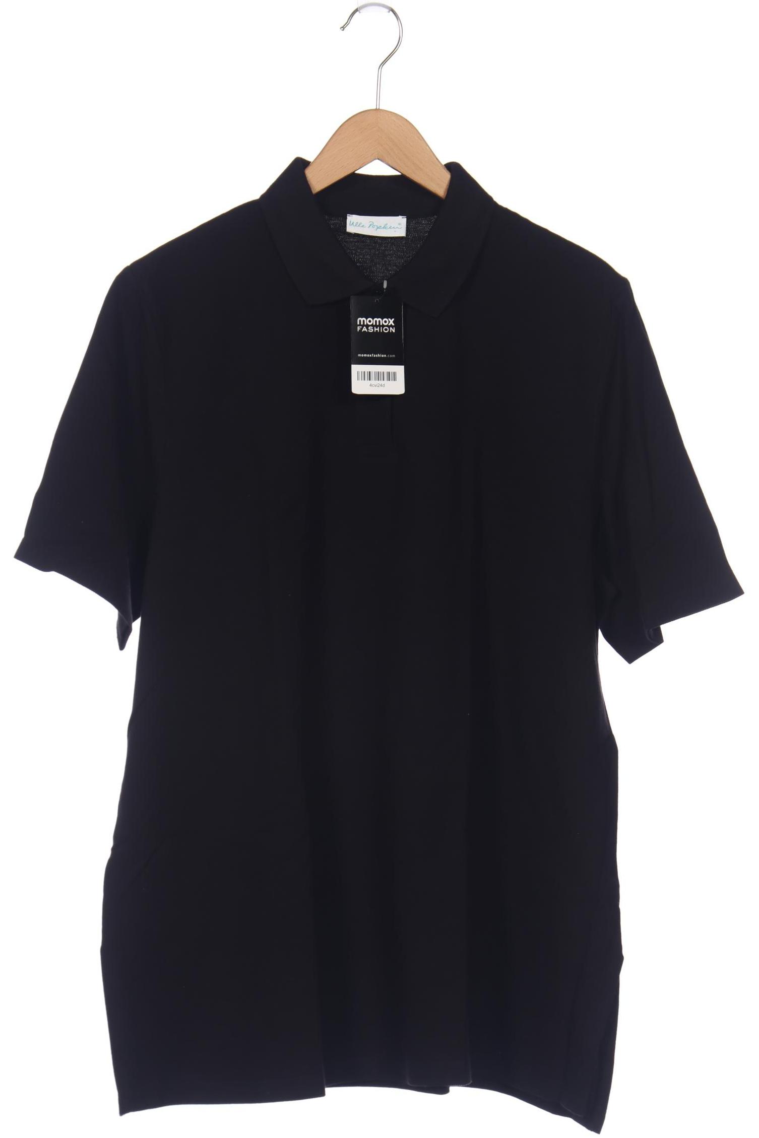 

Ulla Popken Damen Poloshirt, schwarz