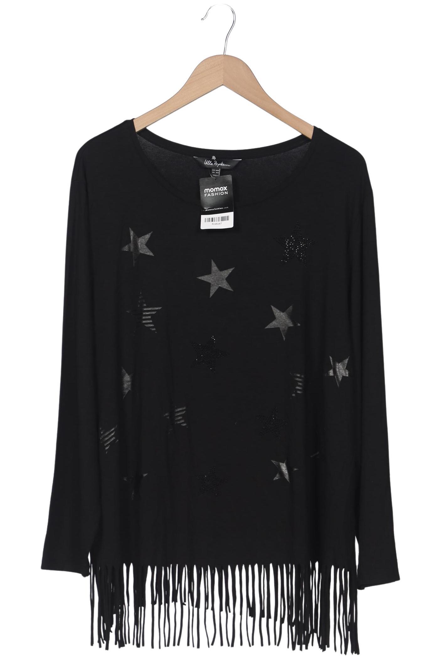 

Ulla Popken Damen Langarmshirt, schwarz, Gr. 46