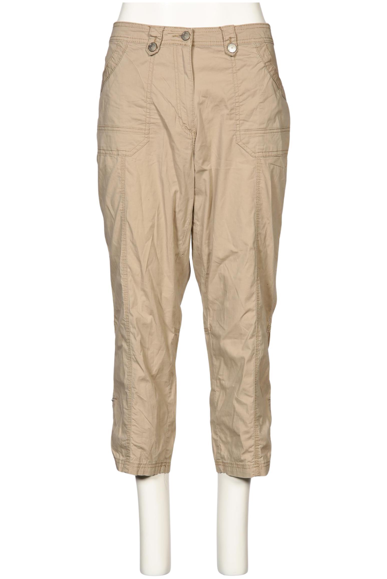 

Ulla Popken Damen Stoffhose, beige, Gr. 48