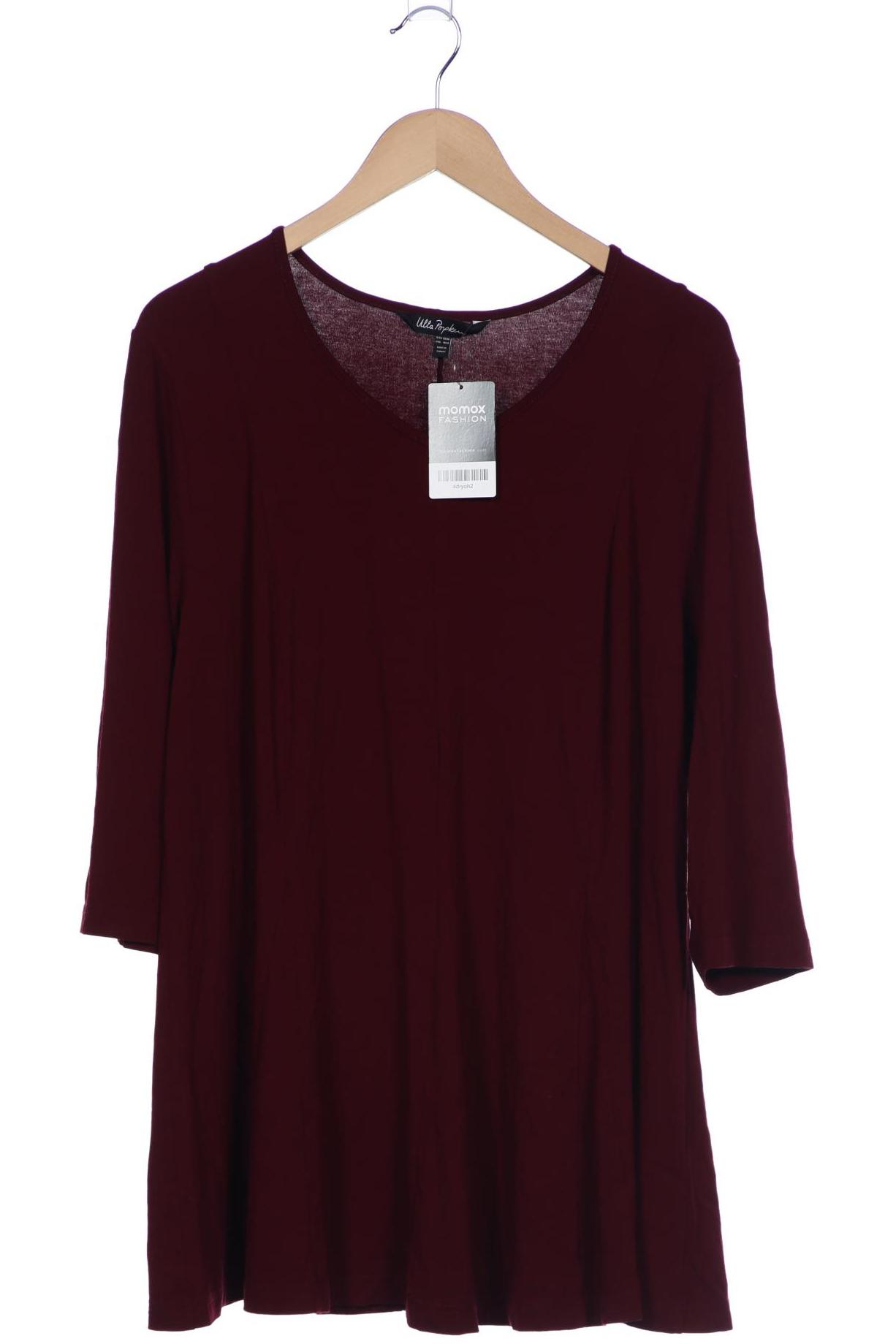 

Ulla Popken Damen Langarmshirt, bordeaux, Gr. 46