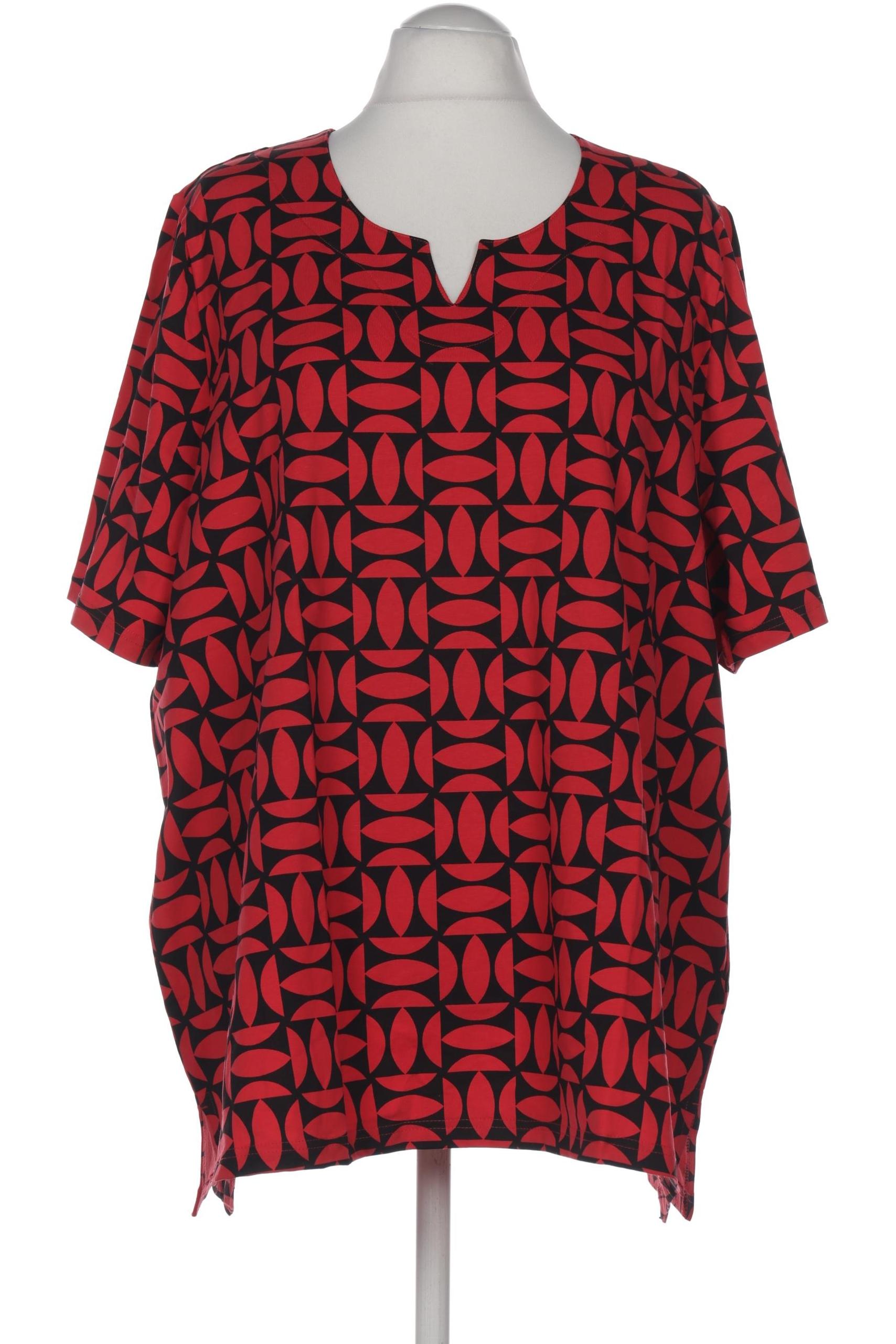 

Ulla Popken Damen T-Shirt, rot, Gr. 54