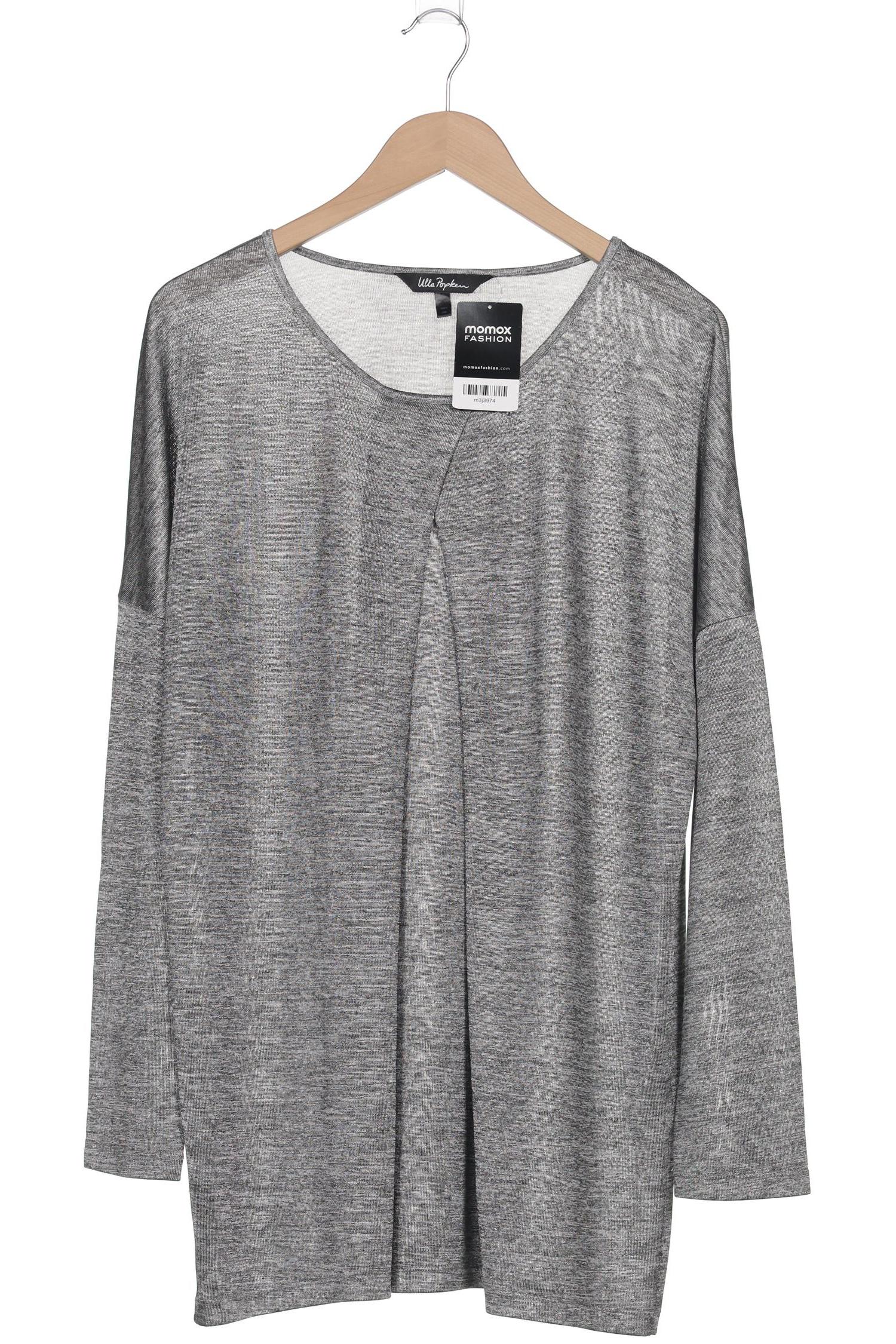 

Ulla Popken Damen Langarmshirt, grau, Gr. 50