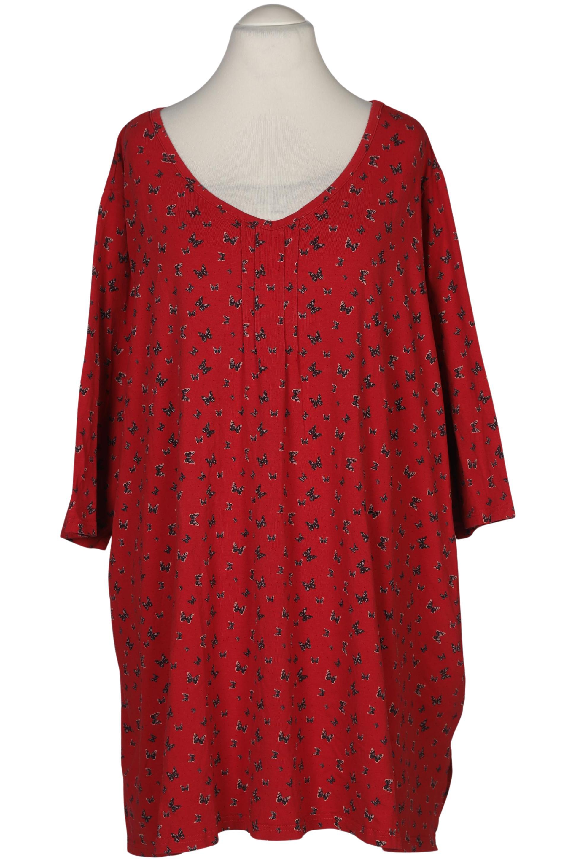 

Ulla Popken Damen T-Shirt, rot, Gr. 62