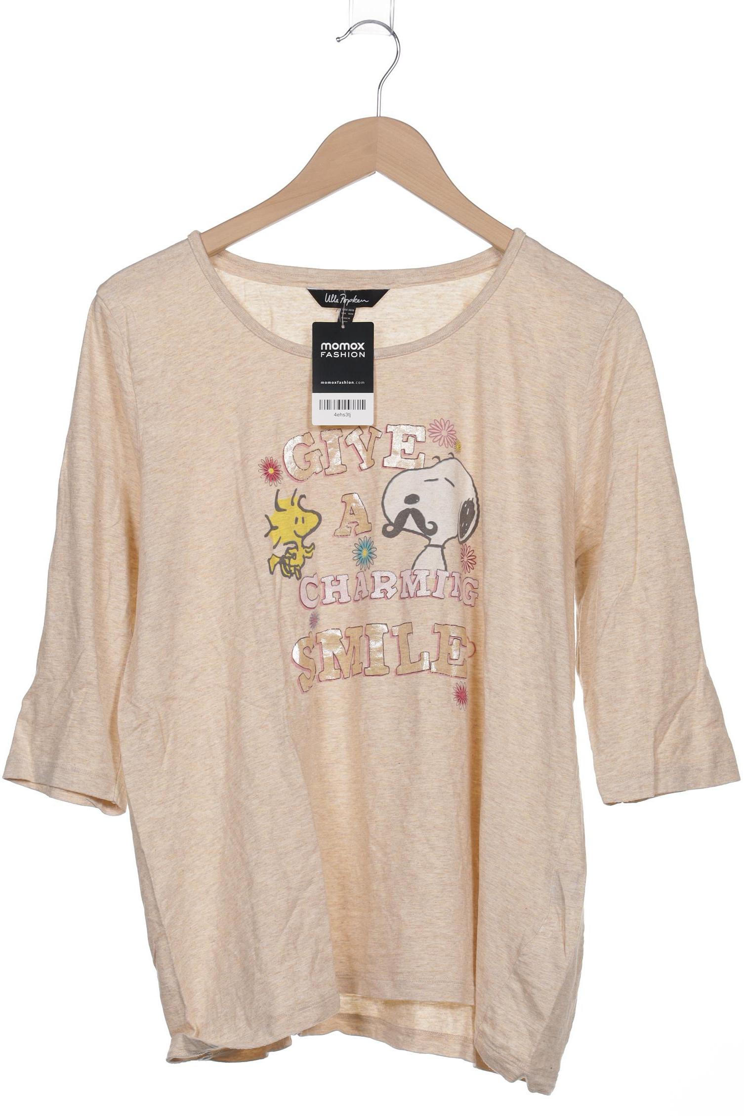 

Ulla Popken Damen T-Shirt, beige, Gr. 46