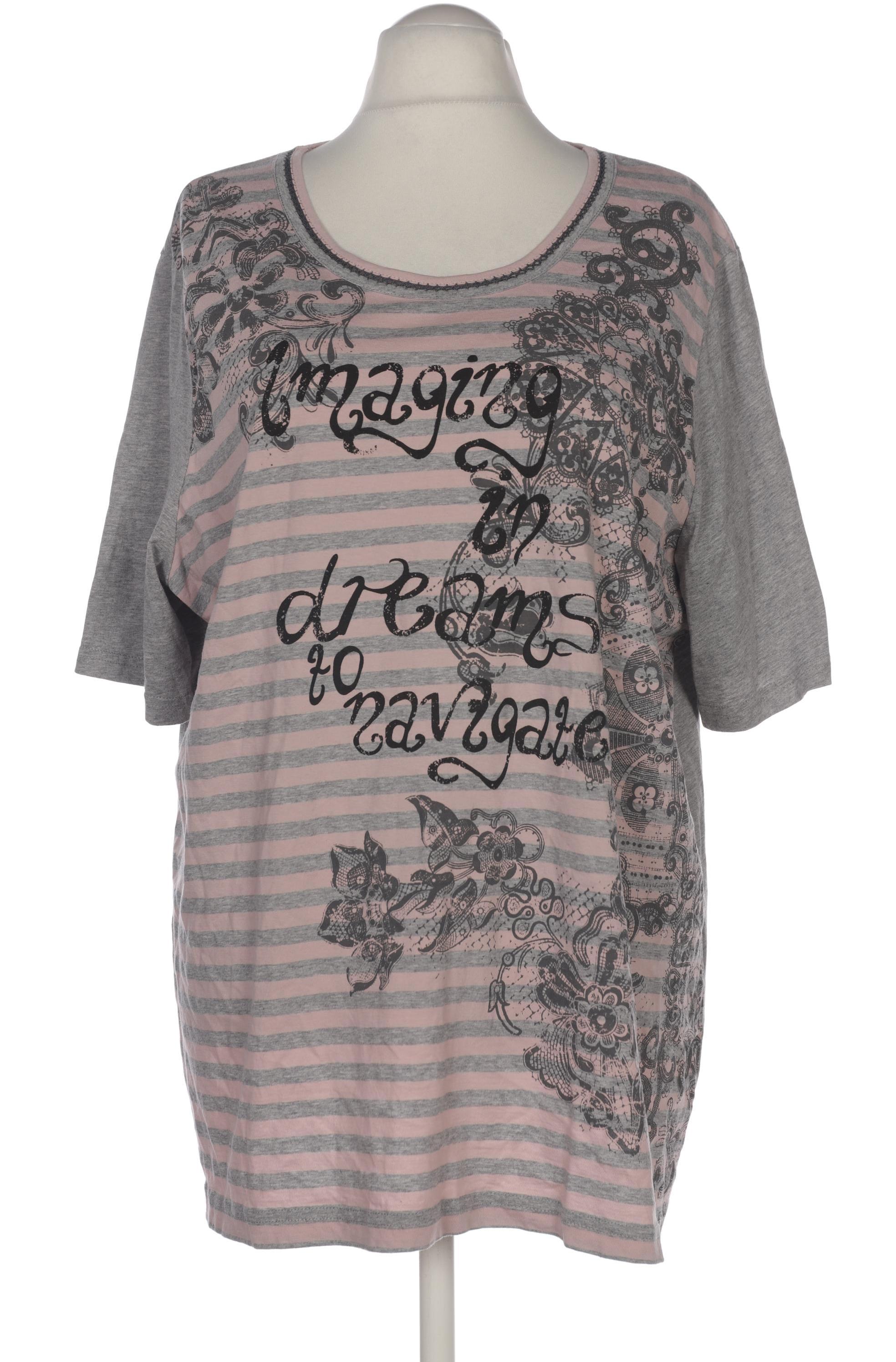 

Ulla Popken Damen T-Shirt, grau, Gr. 54