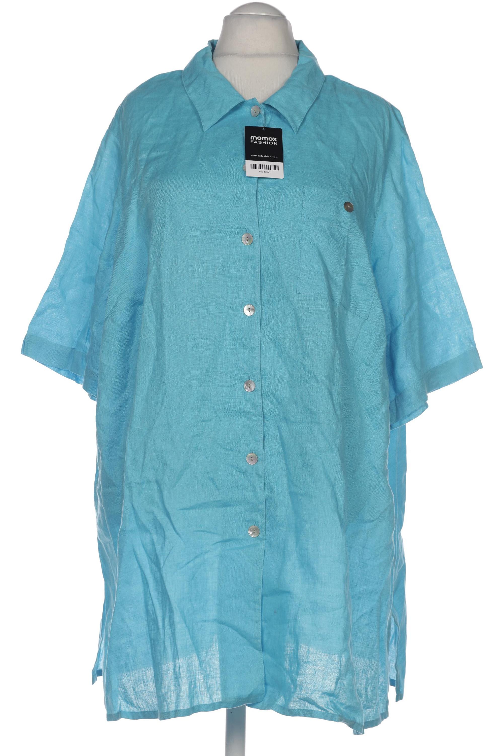 

Ulla Popken Damen Bluse, blau, Gr. 56