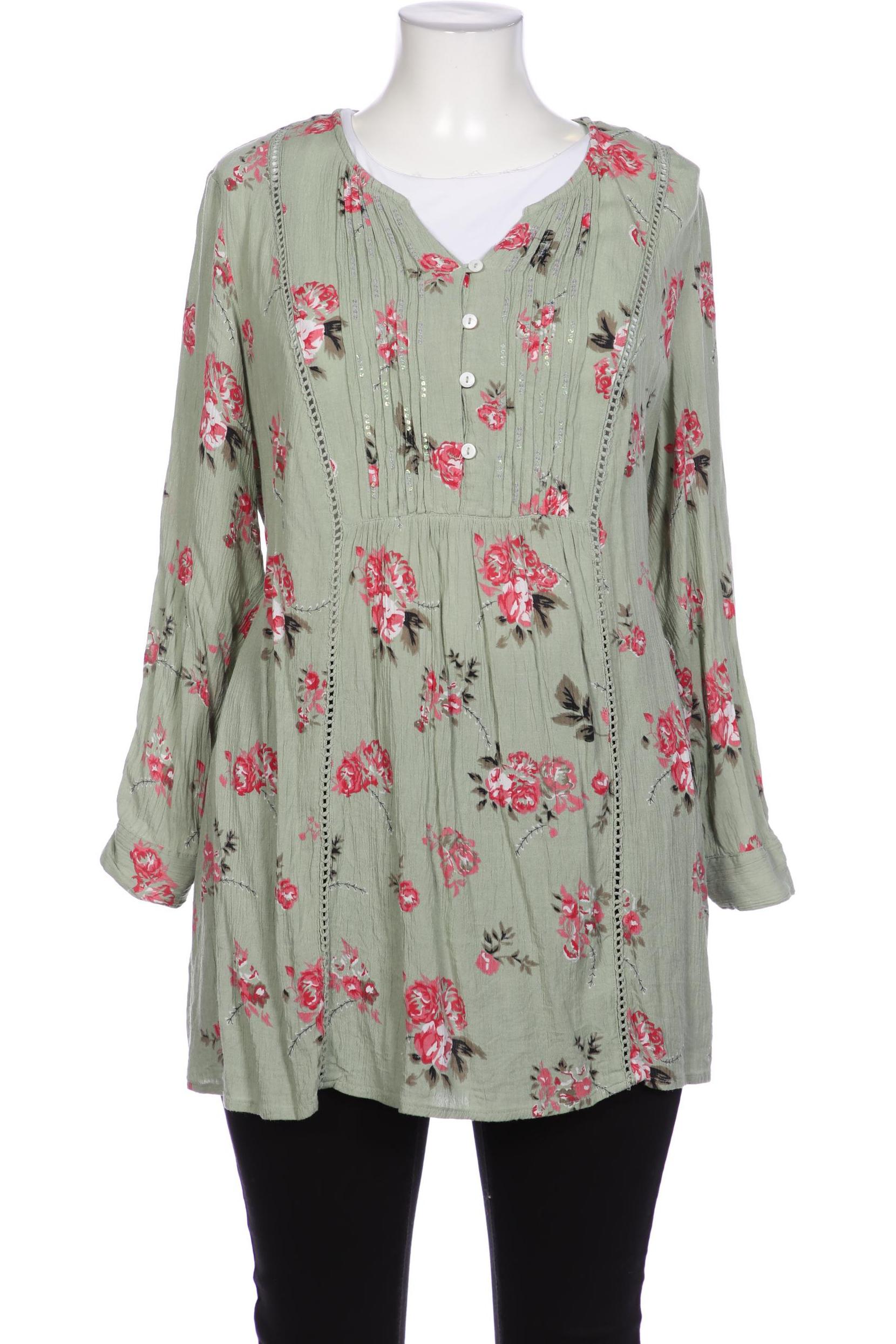 

Ulla Popken Damen Bluse, hellgrün, Gr. 48