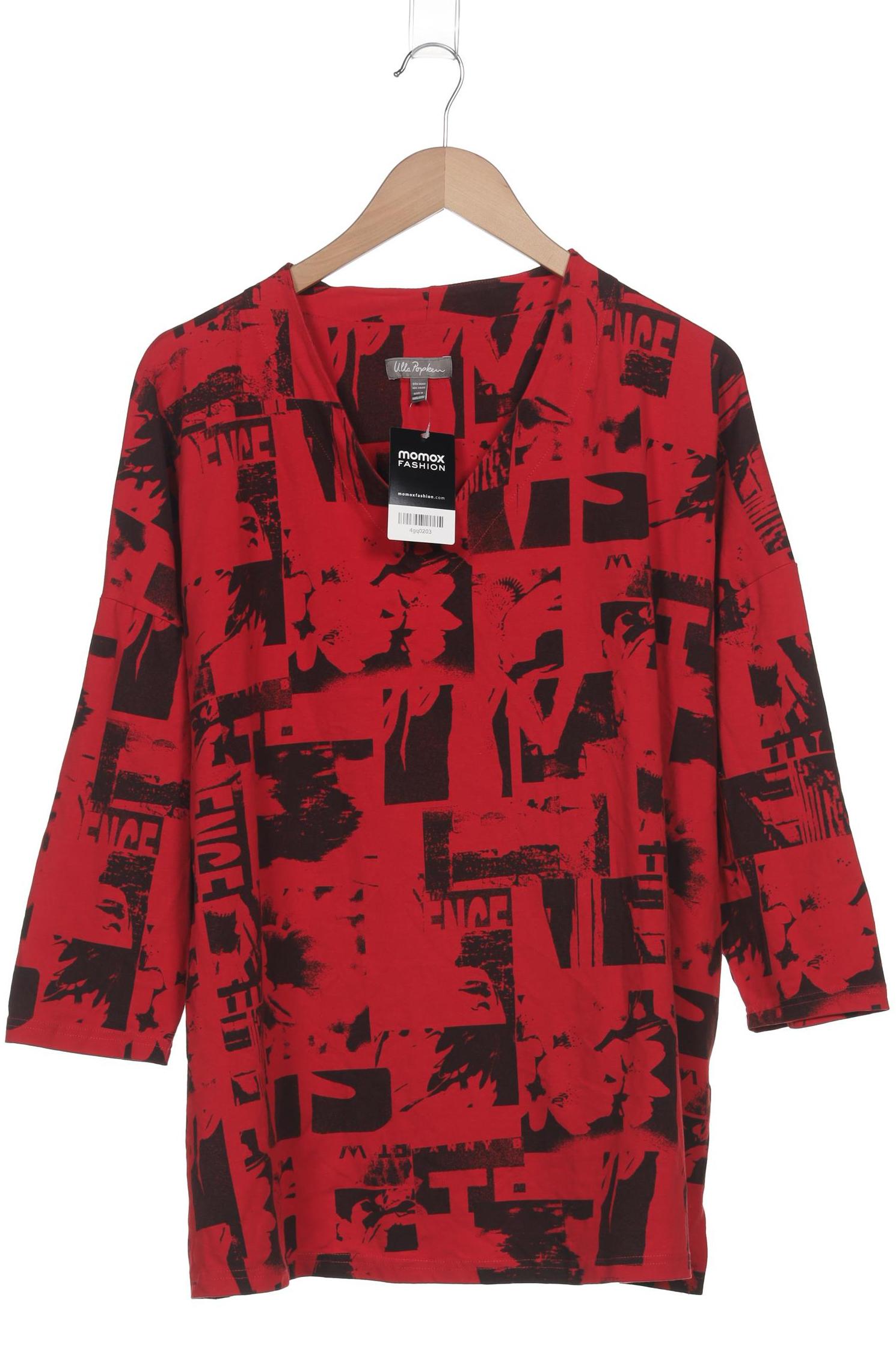 

Ulla Popken Damen Langarmshirt, rot, Gr. 50