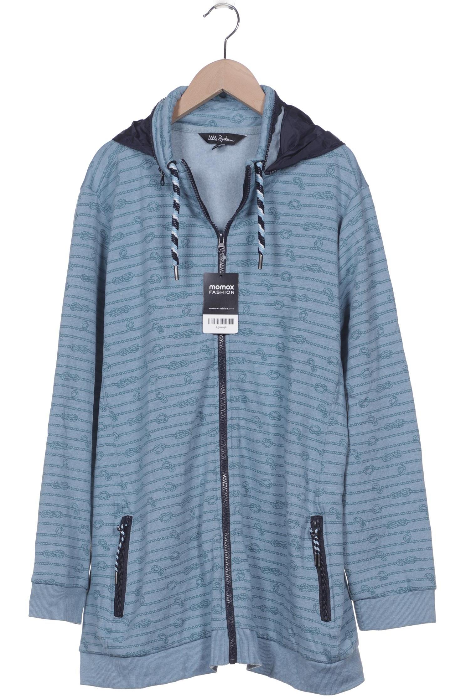 

Ulla Popken Damen Kapuzenpullover, blau