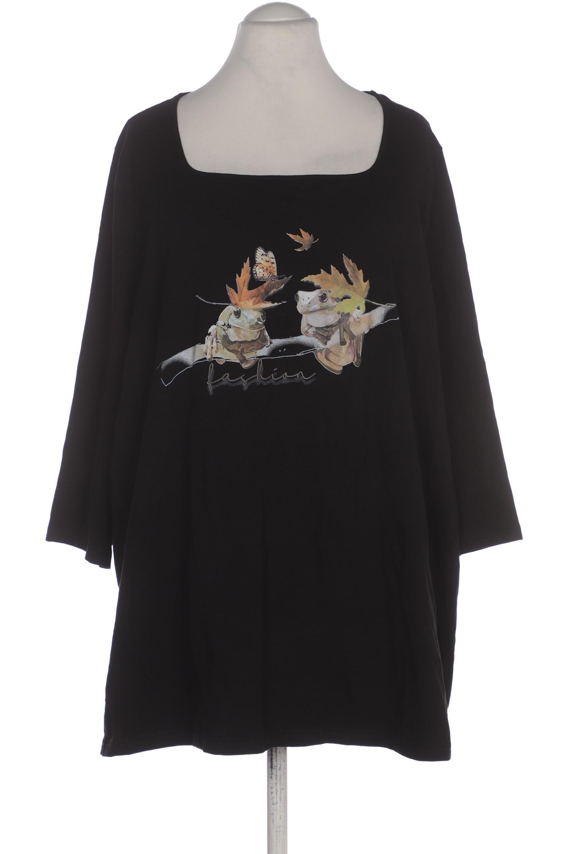 

Ulla Popken Damen T-Shirt, schwarz, Gr. 54