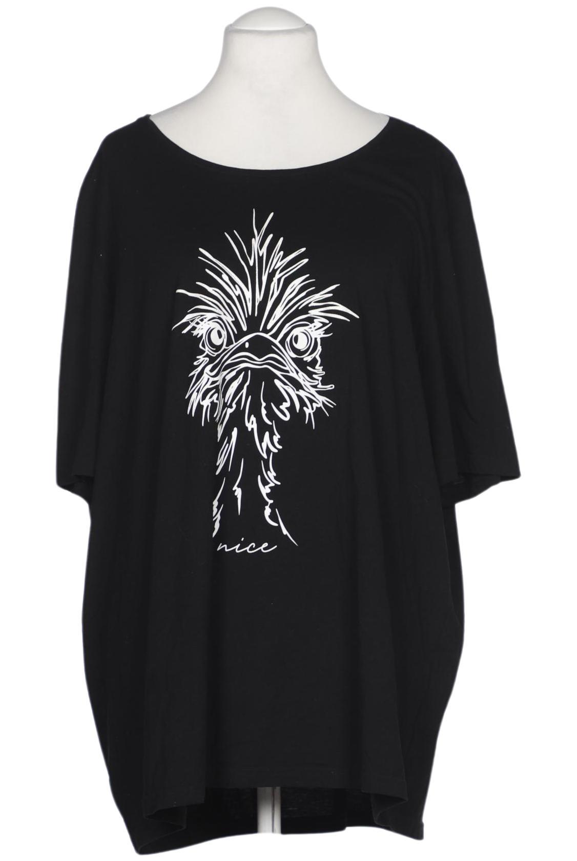 

Ulla Popken Damen T-Shirt, schwarz, Gr. 54