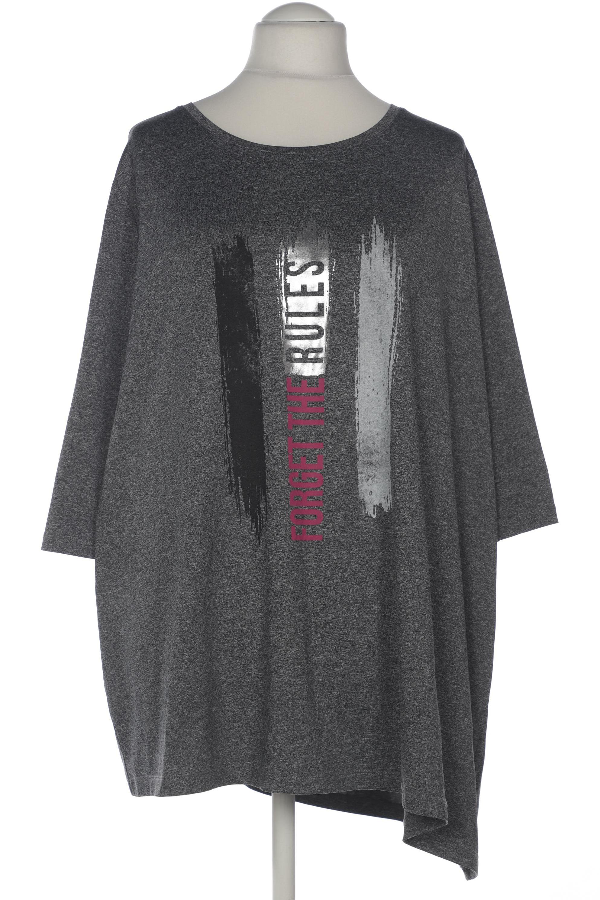 

Ulla Popken Damen T-Shirt, grau, Gr. 52