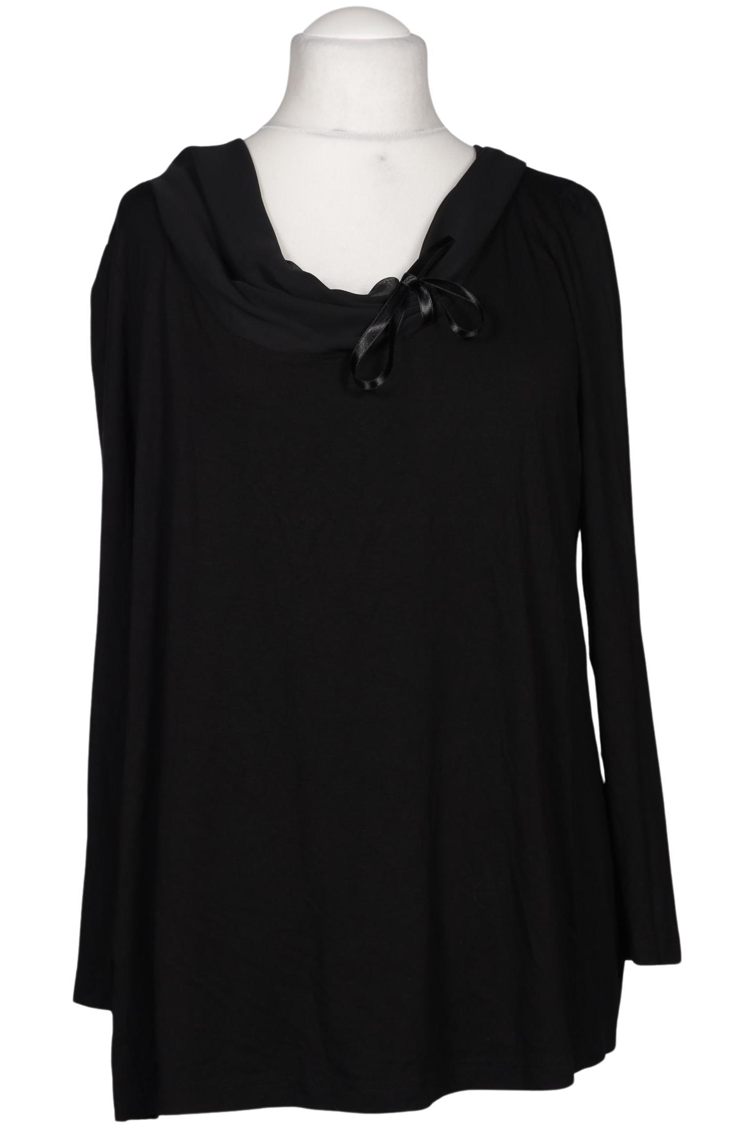 

Ulla Popken Damen Langarmshirt, schwarz, Gr. 46