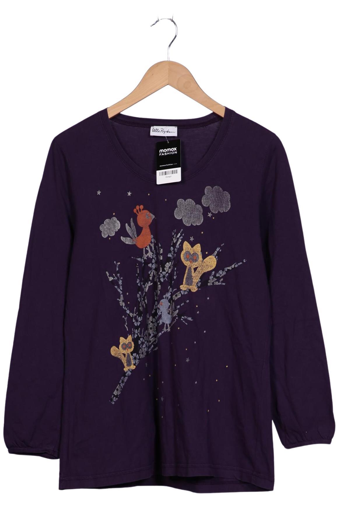 

Ulla Popken Damen Langarmshirt, flieder, Gr. 44
