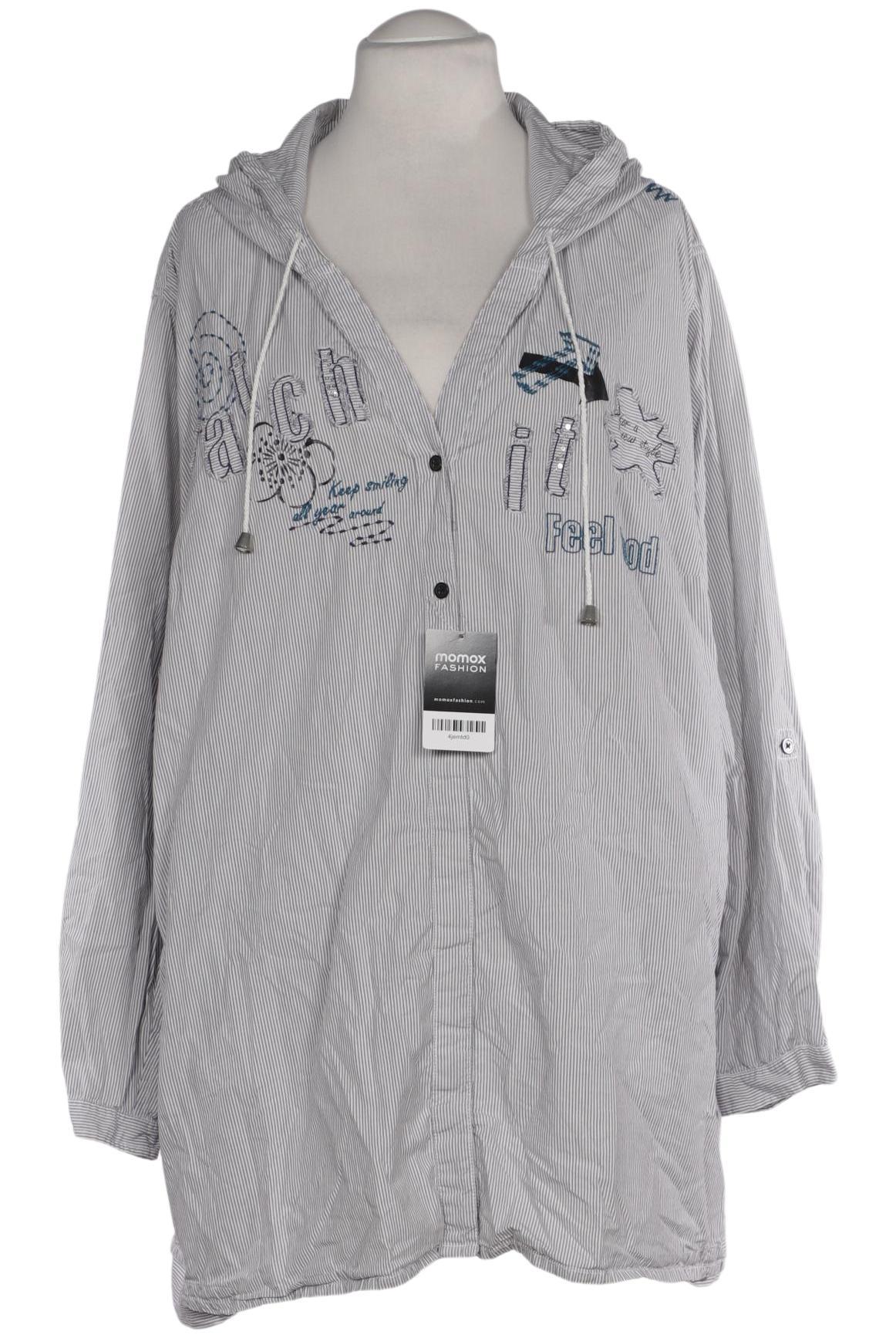 

Ulla Popken Damen Bluse, grau, Gr. 58