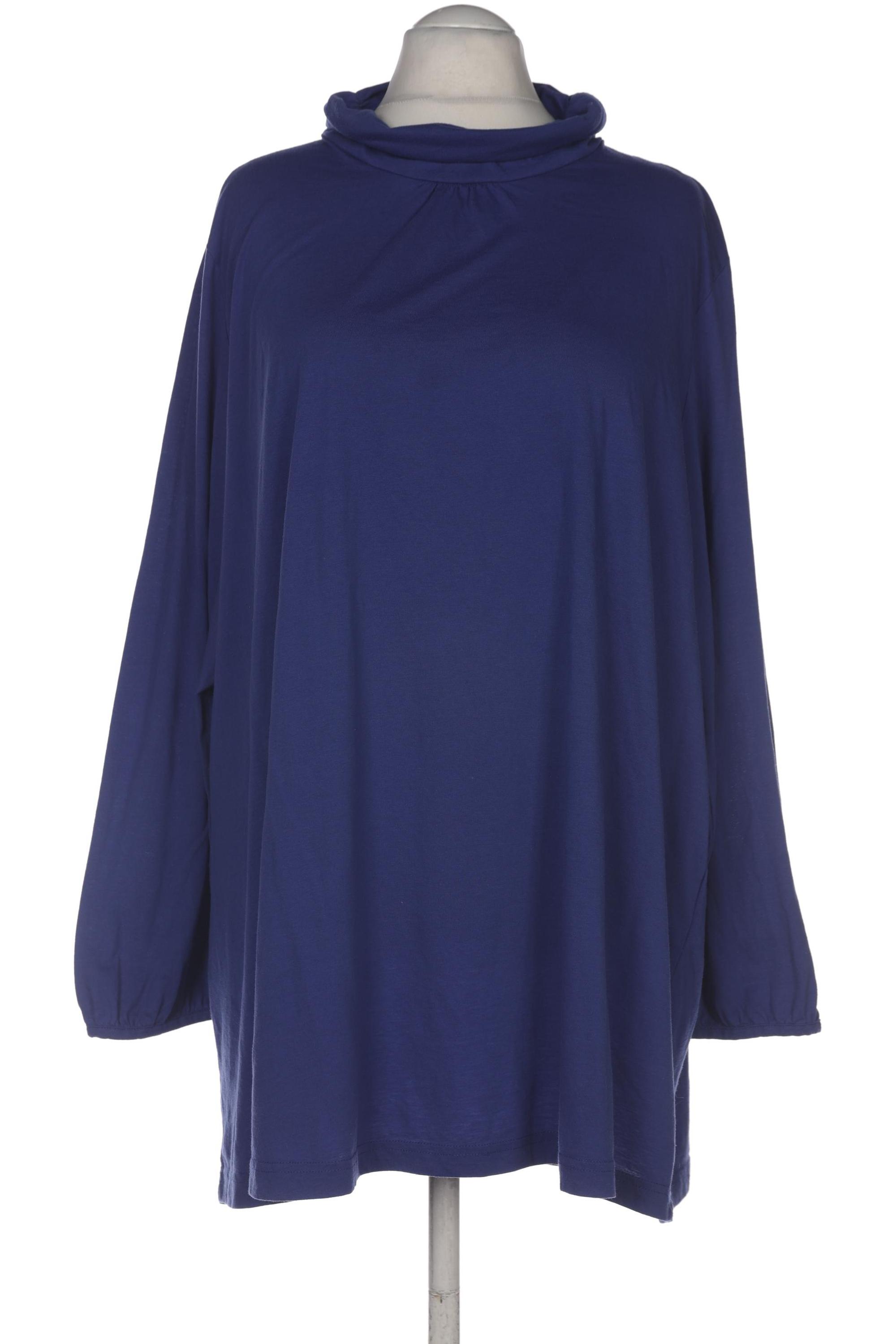 

Ulla Popken Damen Langarmshirt, blau, Gr. 58