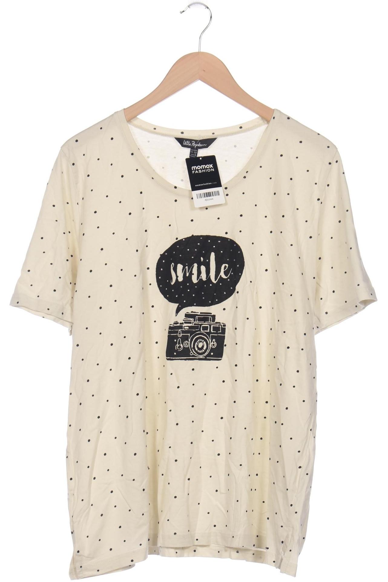 

Ulla Popken Damen T-Shirt, cremeweiß, Gr. 46